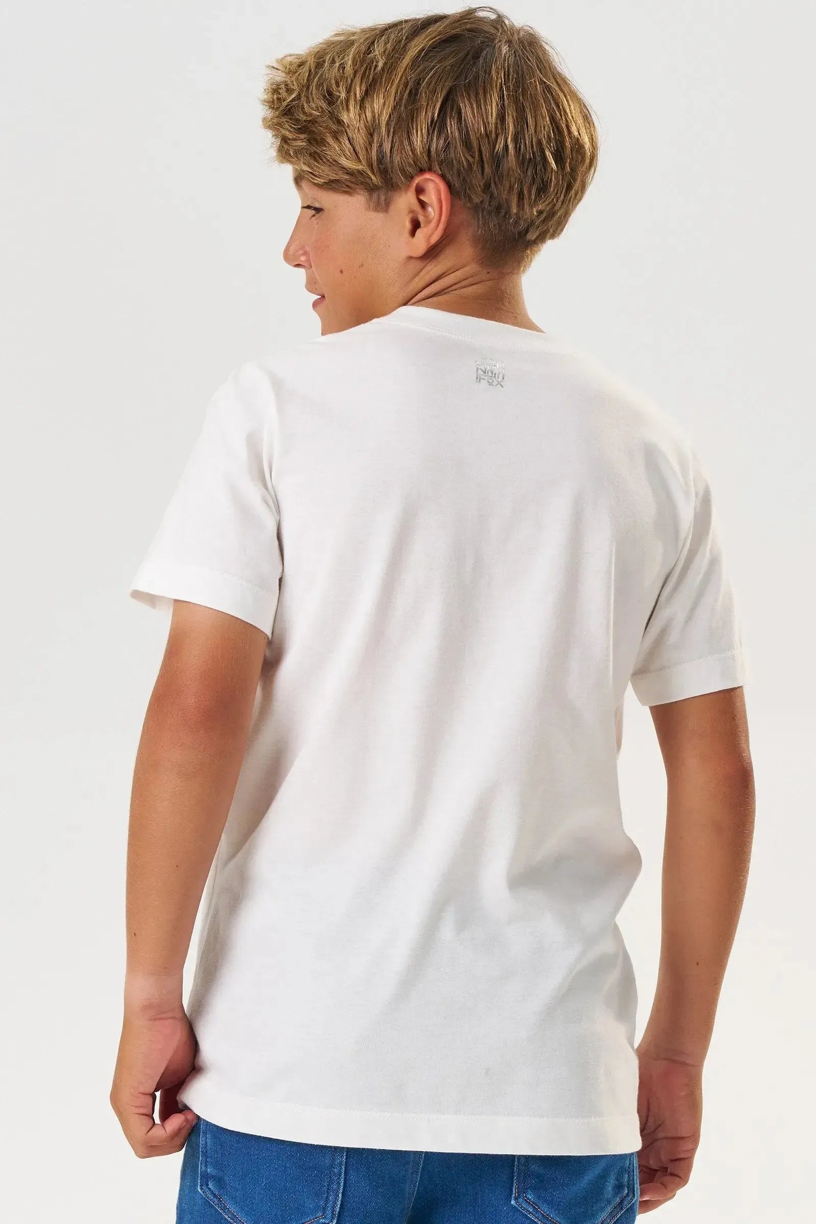 Camiseta em Meia Malha 83421 Johnny Fox Teen Menino