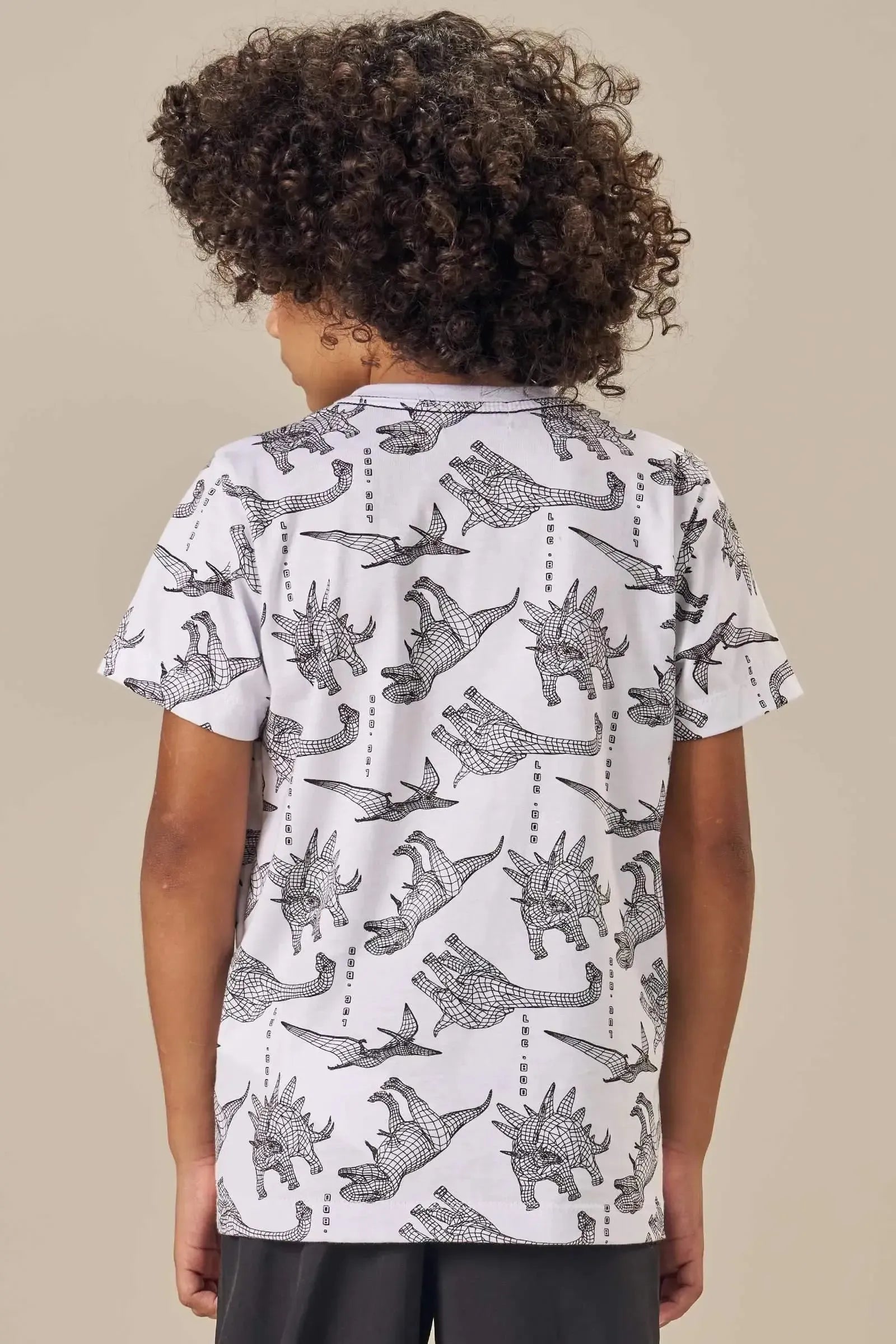 Camiseta em Meia Malha 83615 LucBoo Infantil Menino