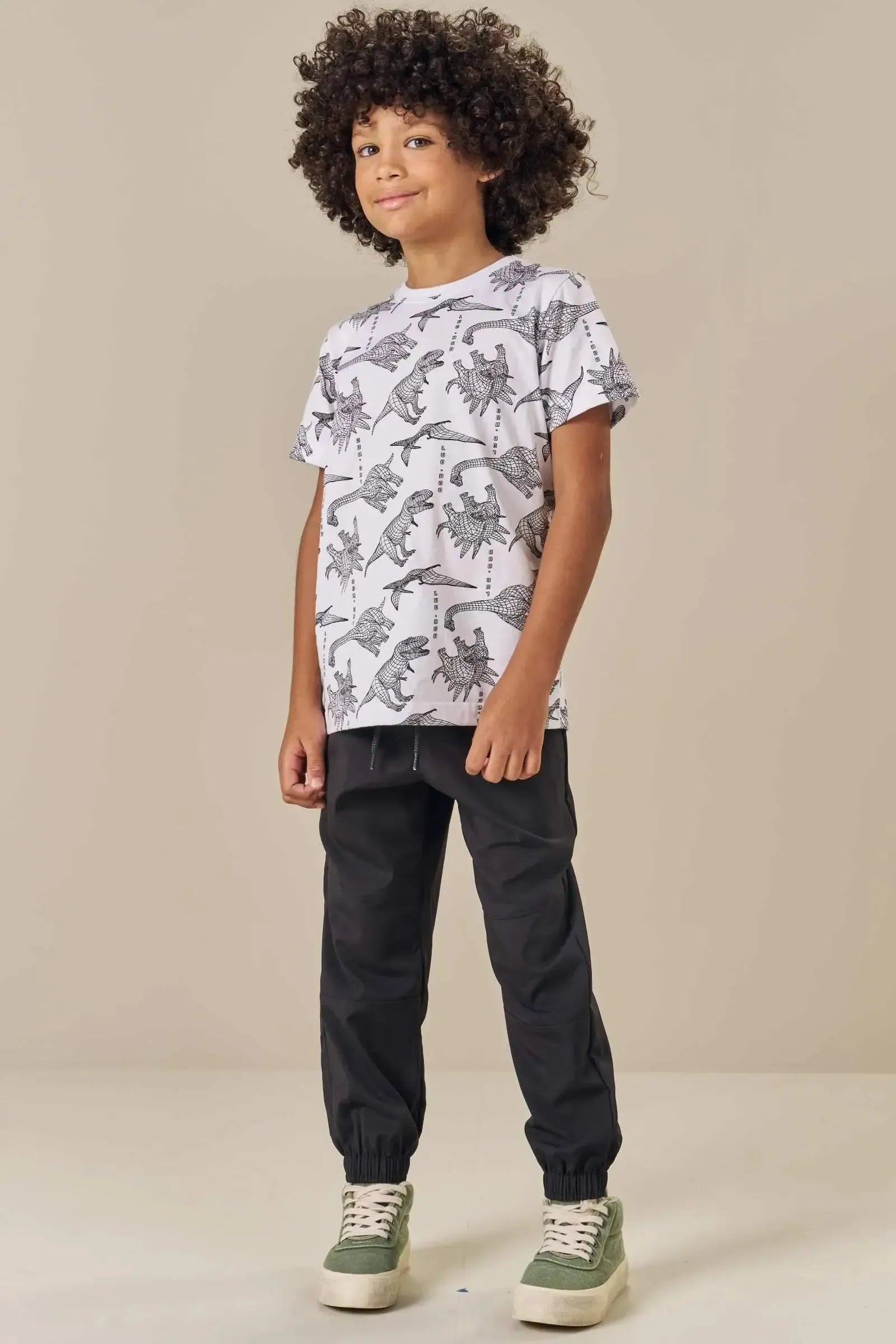 Camiseta em Meia Malha 83615 LucBoo Infantil Menino