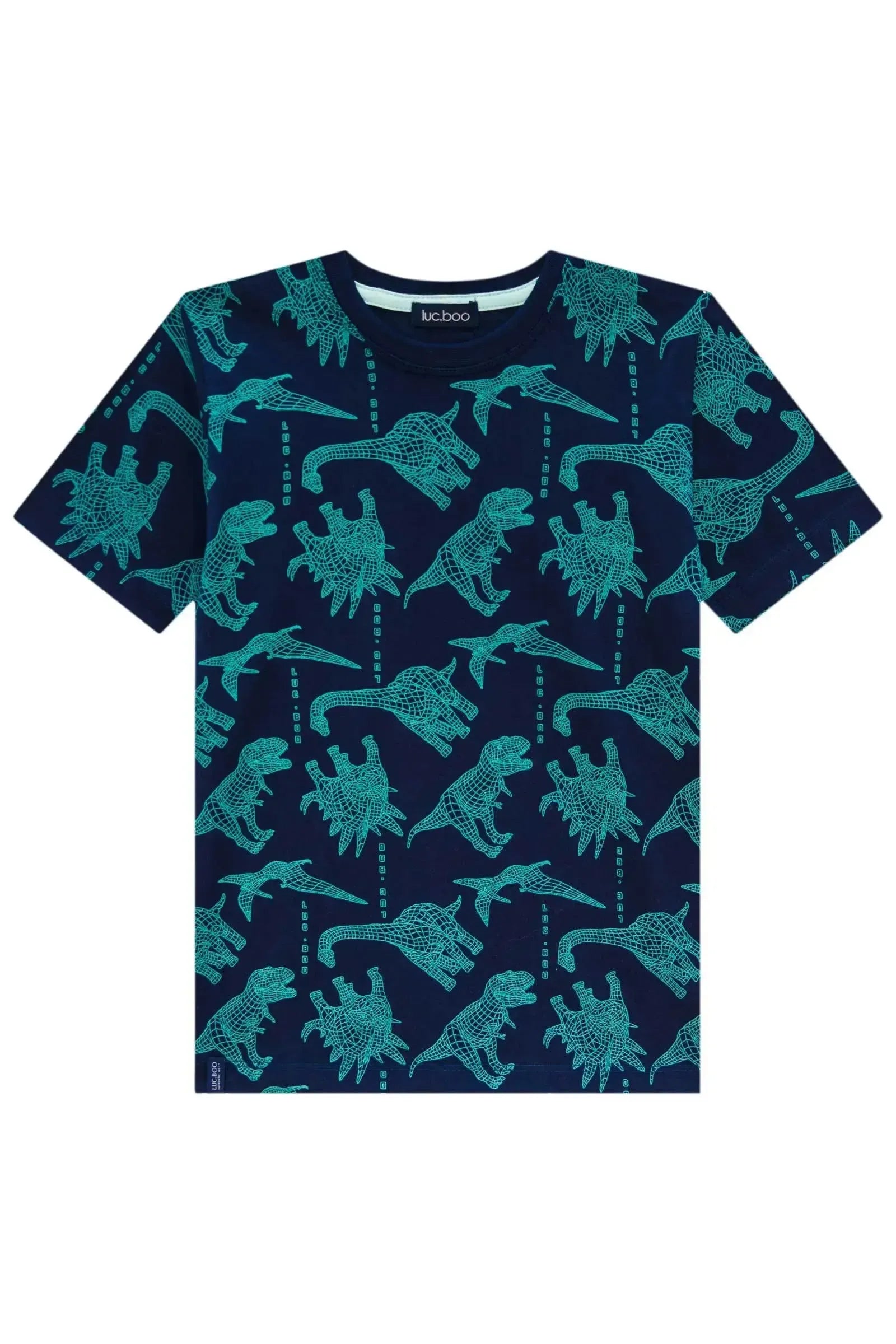 Camiseta em Meia Malha 83615 LucBoo Infantil Menino