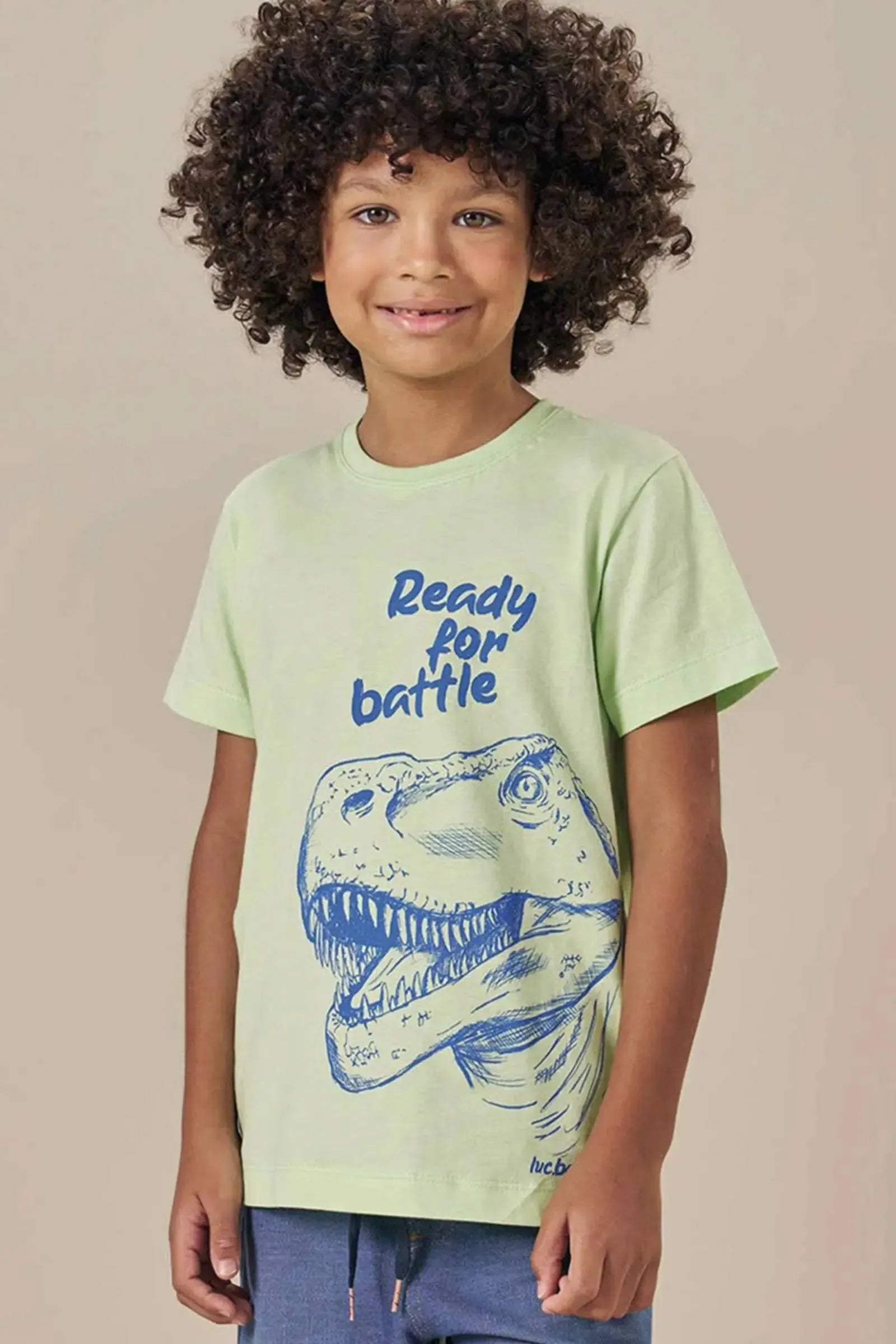 Camiseta em Meia Malha 83621 LucBoo Infantil Menino