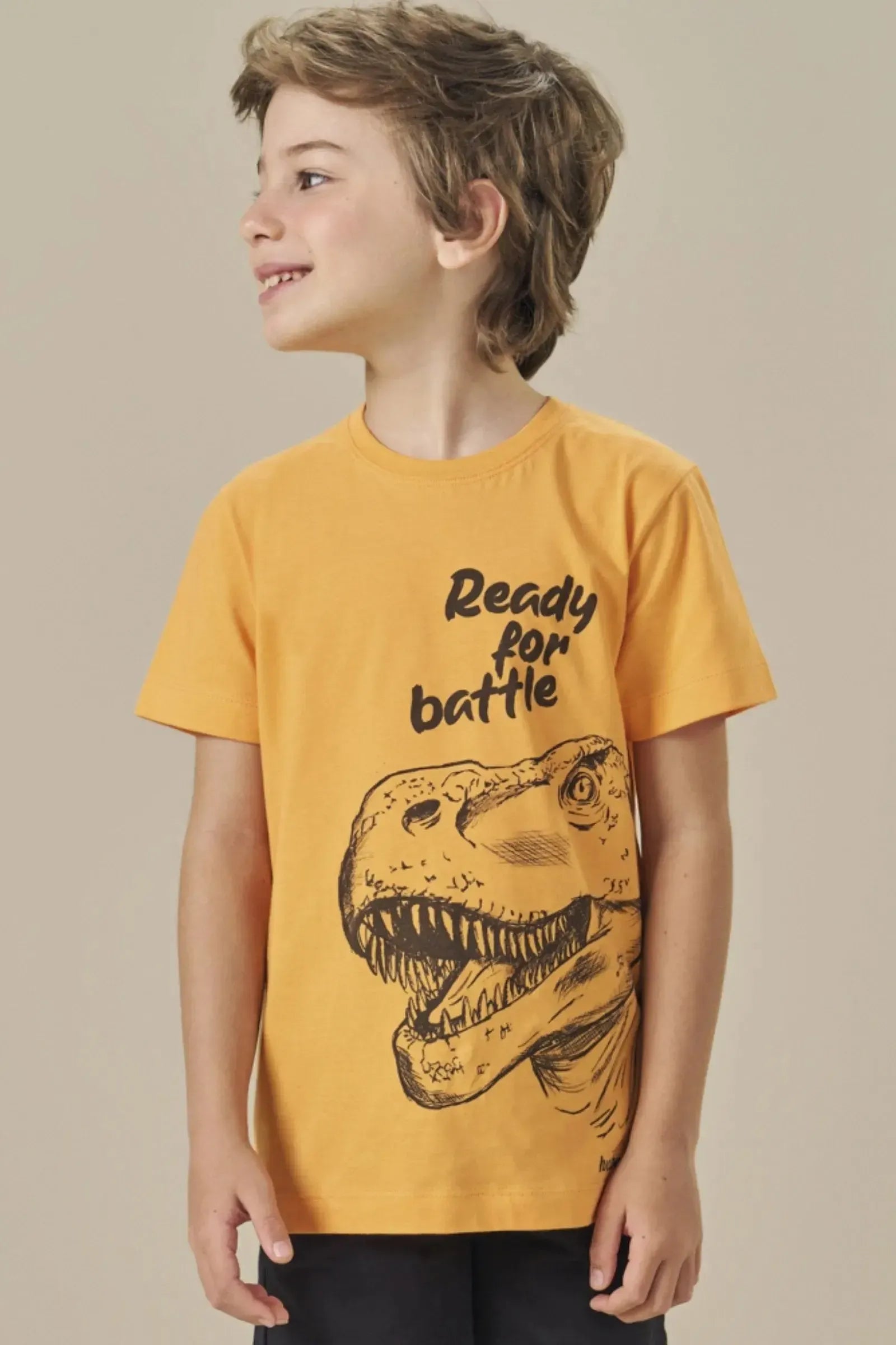 Camiseta em Meia Malha 83621 LucBoo Infantil Menino