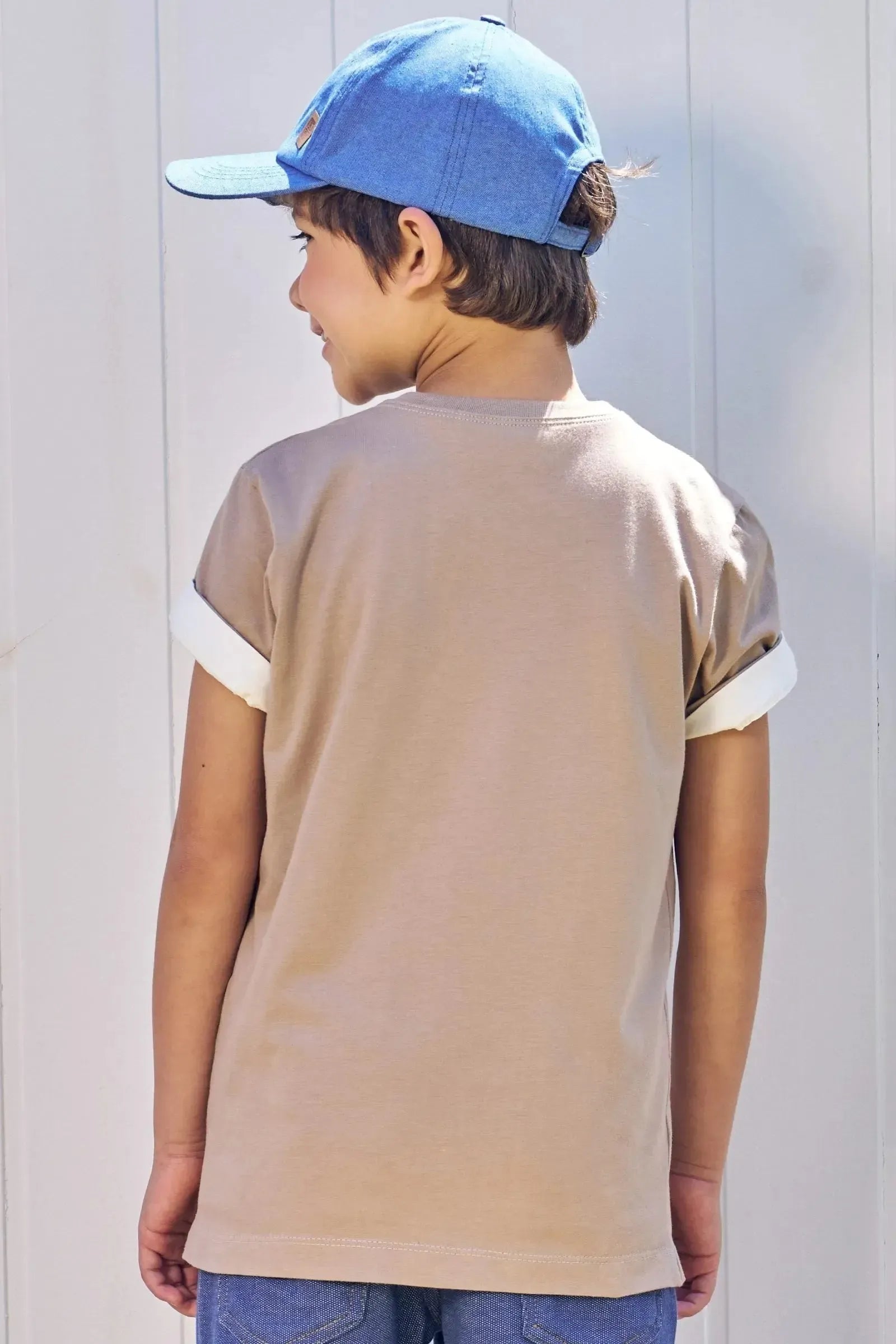 Camiseta em Meia Malha 84464 LucBoo Infantil Menino