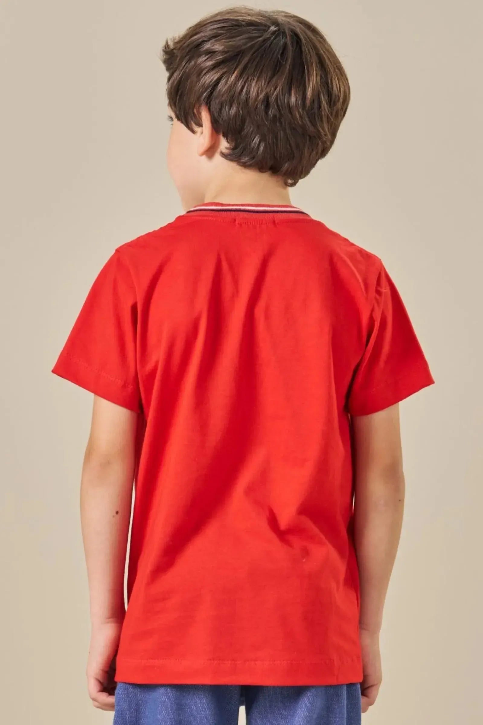 Camiseta em Meia Malha 84552 LucBoo Infantil Menino