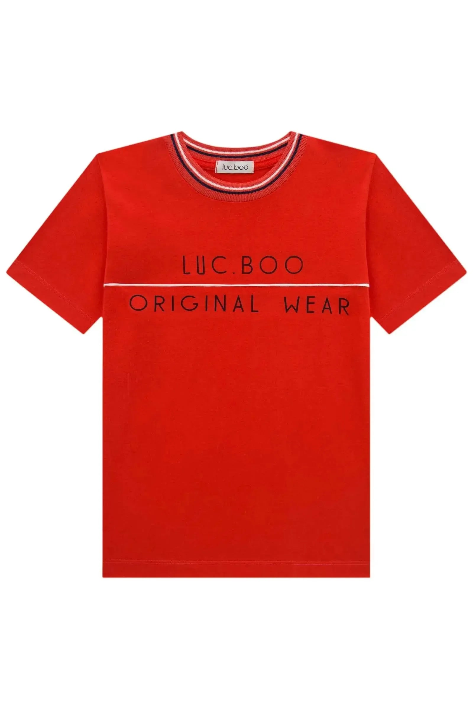 Camiseta em Meia Malha 84552 LucBoo Infantil Menino