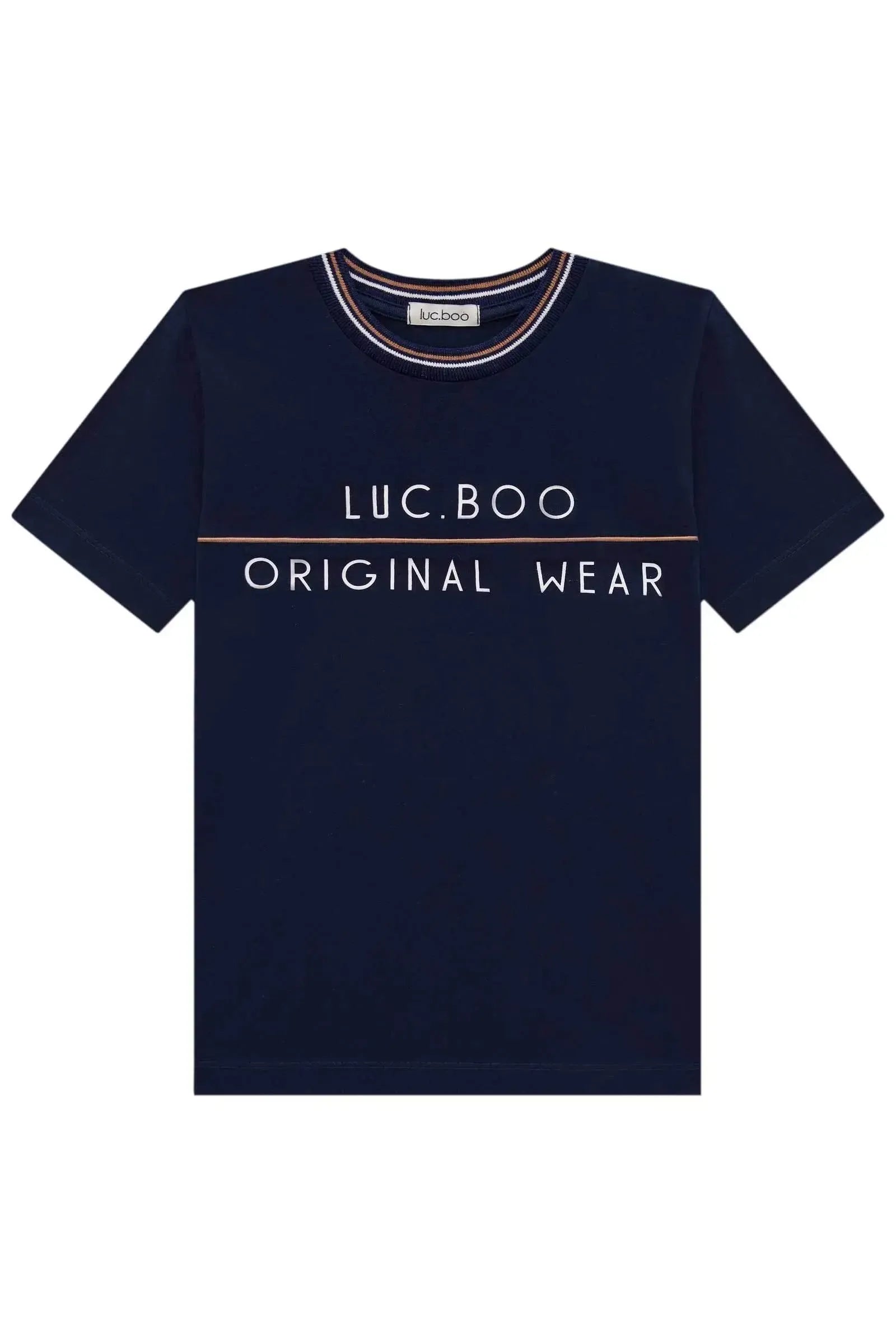 Camiseta em Meia Malha 84552 LucBoo Infantil Menino