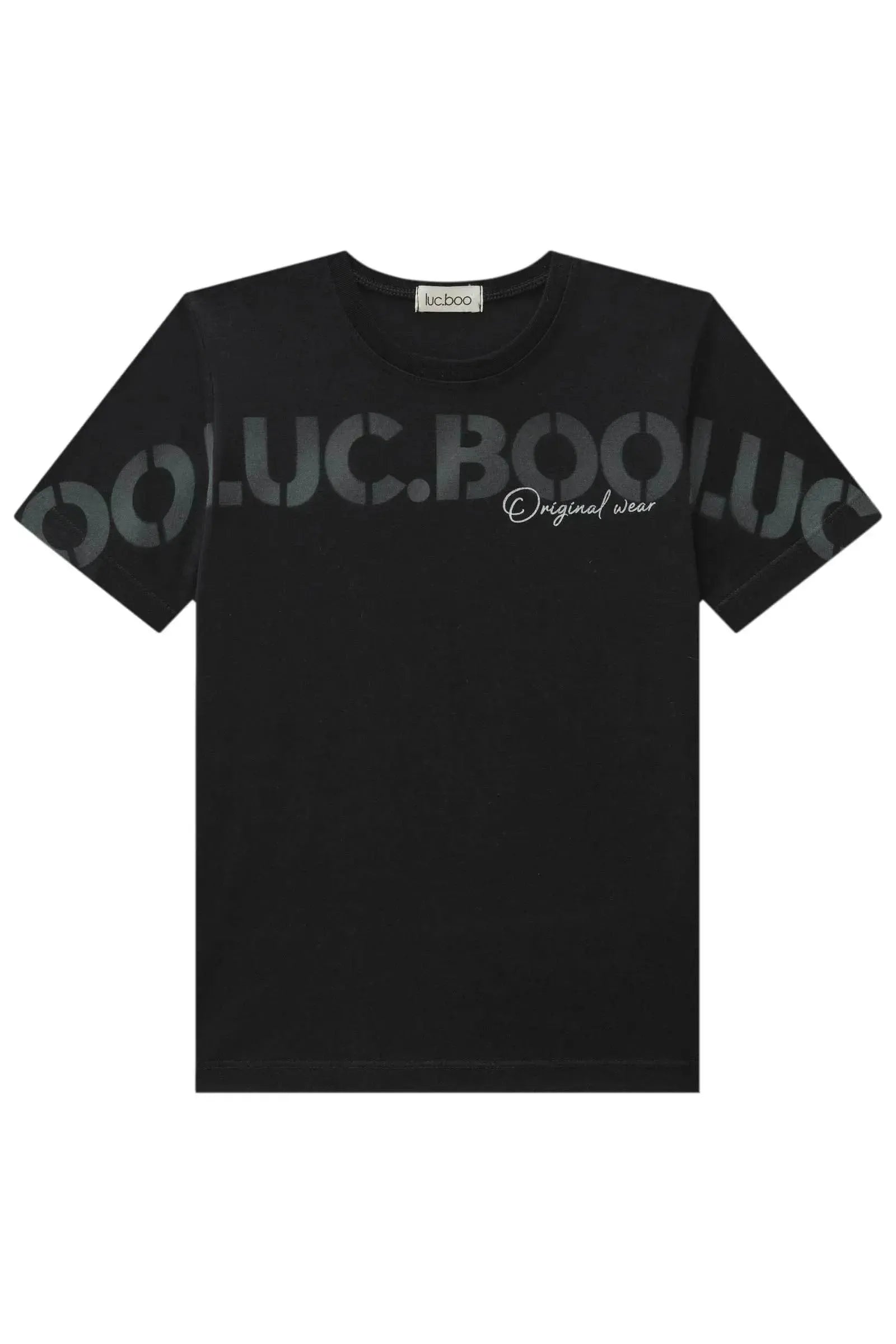 Camiseta em Meia Malha 86549 LucBoo Infantil Menino