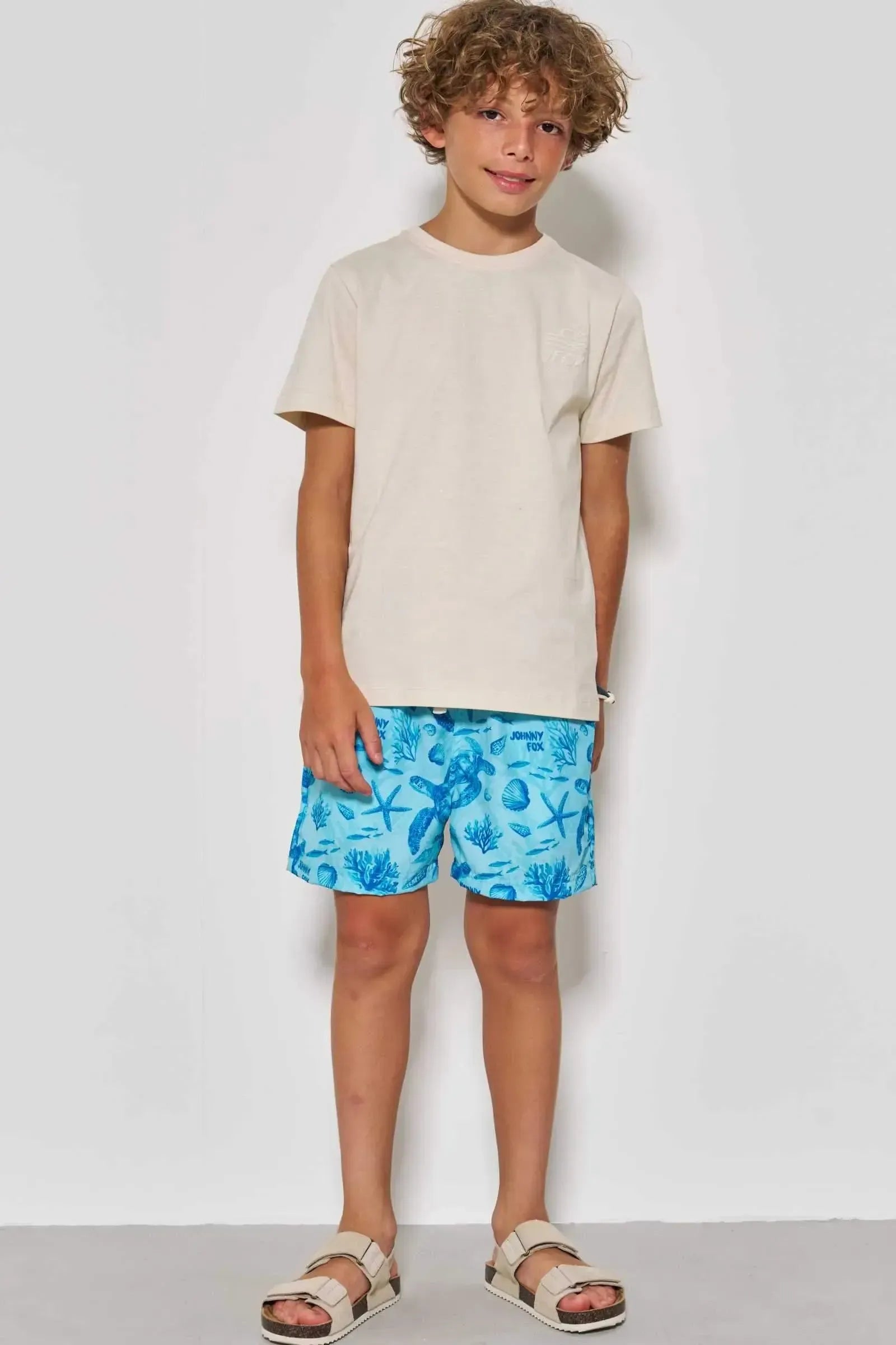 Camiseta em Meia Malha 86829 Johnny Fox Teen Menino