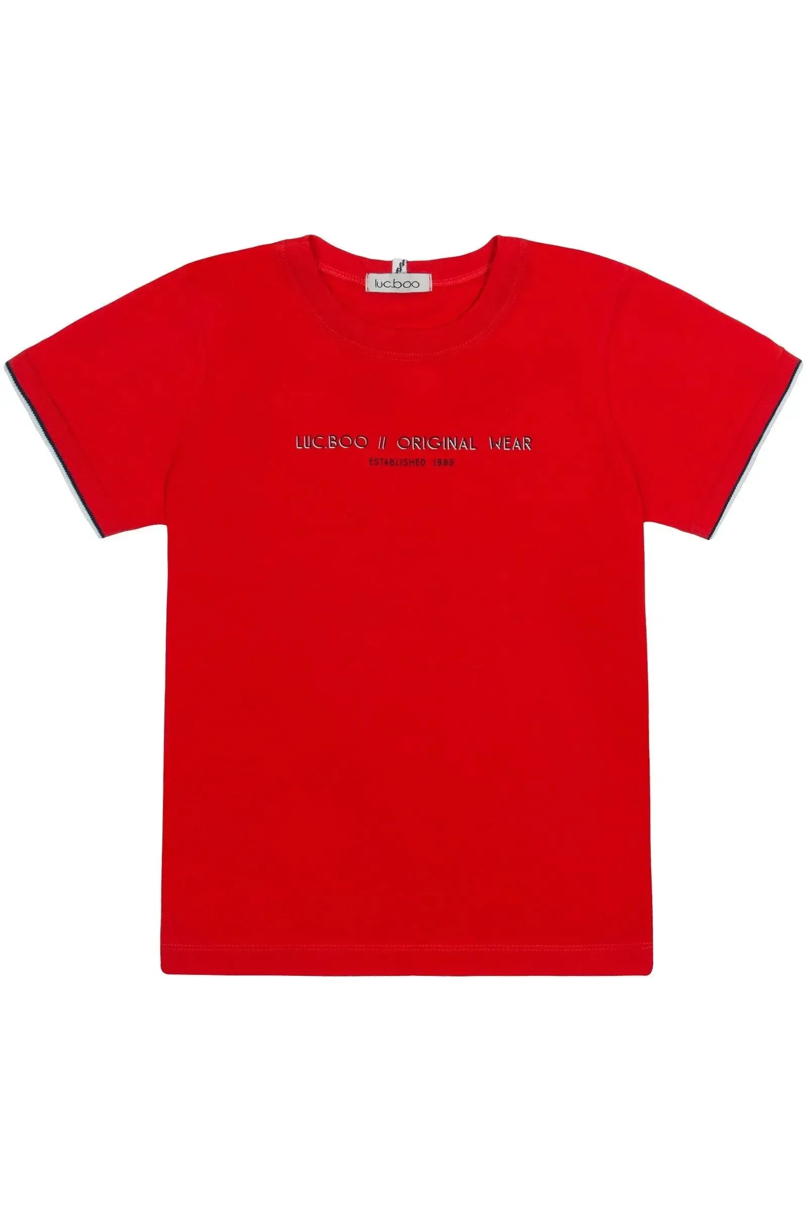 Camiseta em Meia Malha 87287 LucBoo Infantil Menino