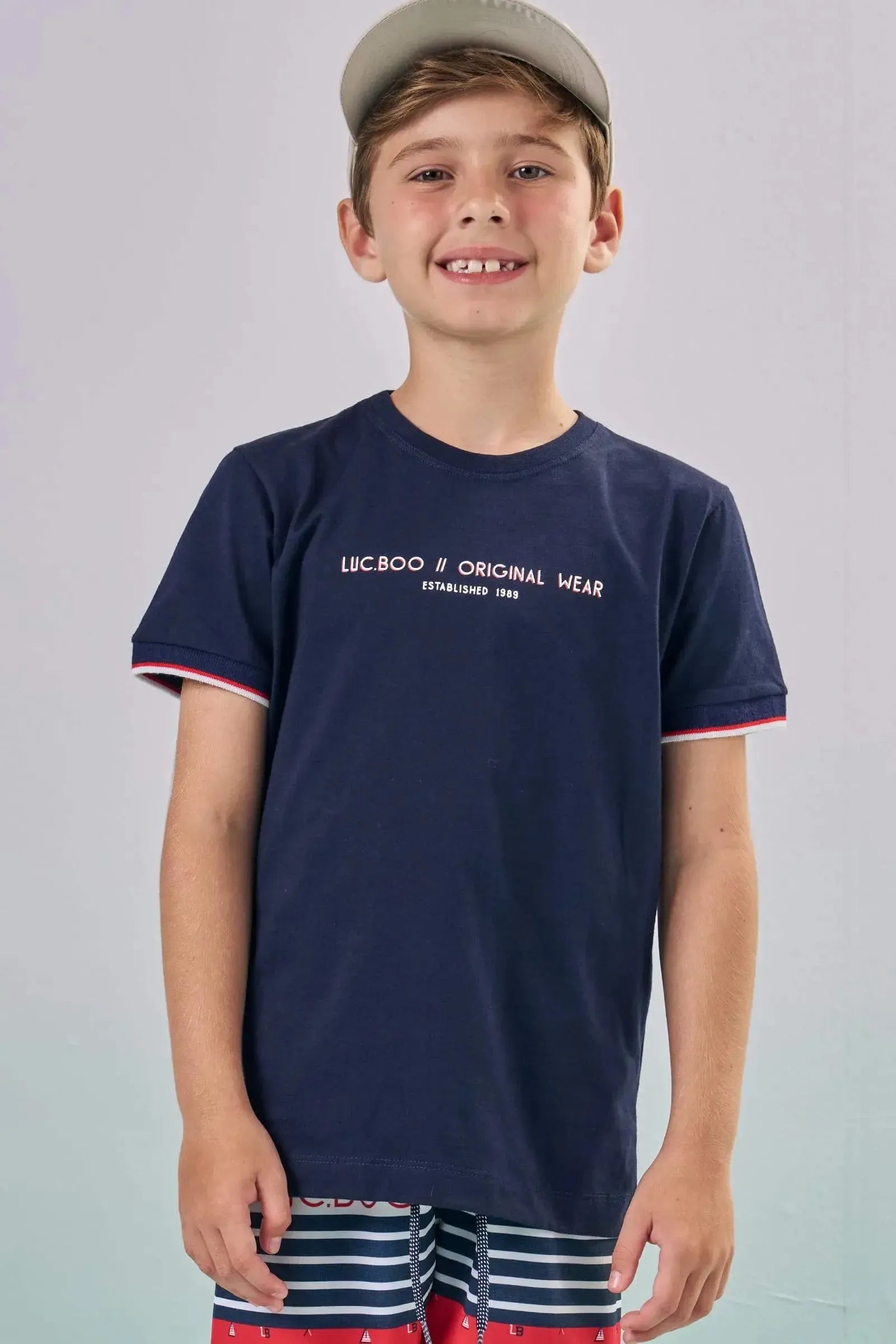 Camiseta em Meia Malha 87287 LucBoo Infantil Menino