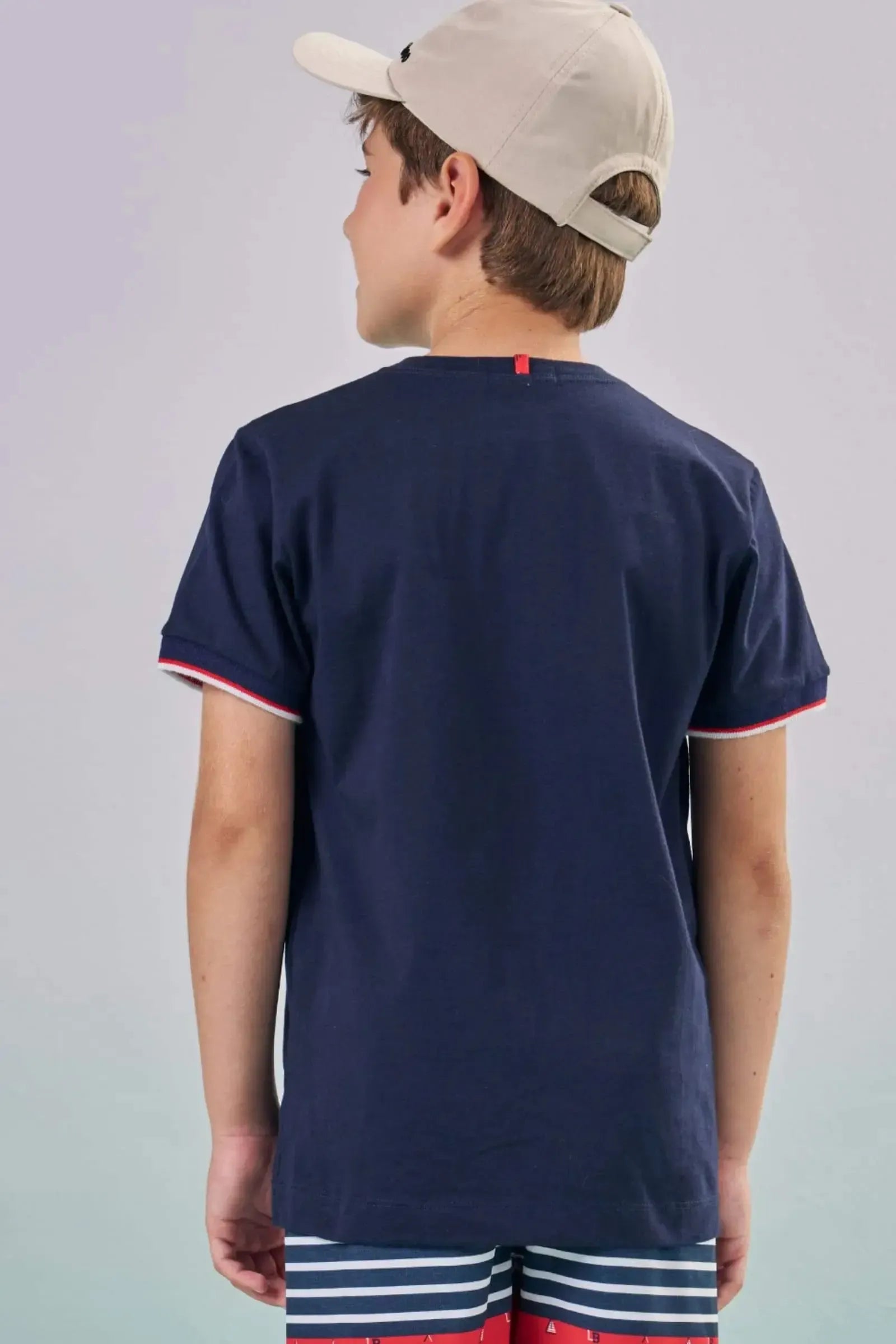 Camiseta em Meia Malha 87287 LucBoo Infantil Menino