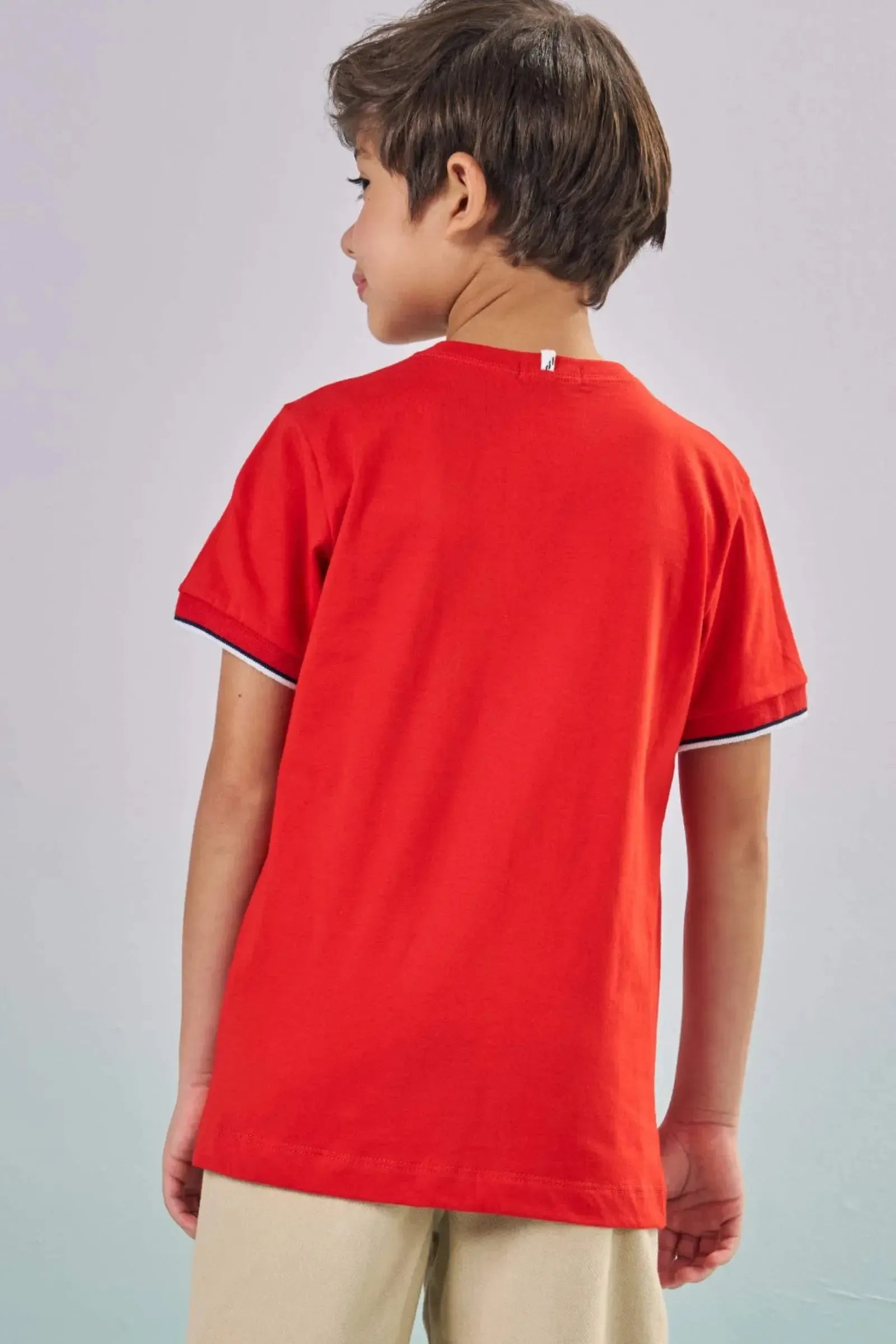 Camiseta em Meia Malha 87287 LucBoo Infantil Menino