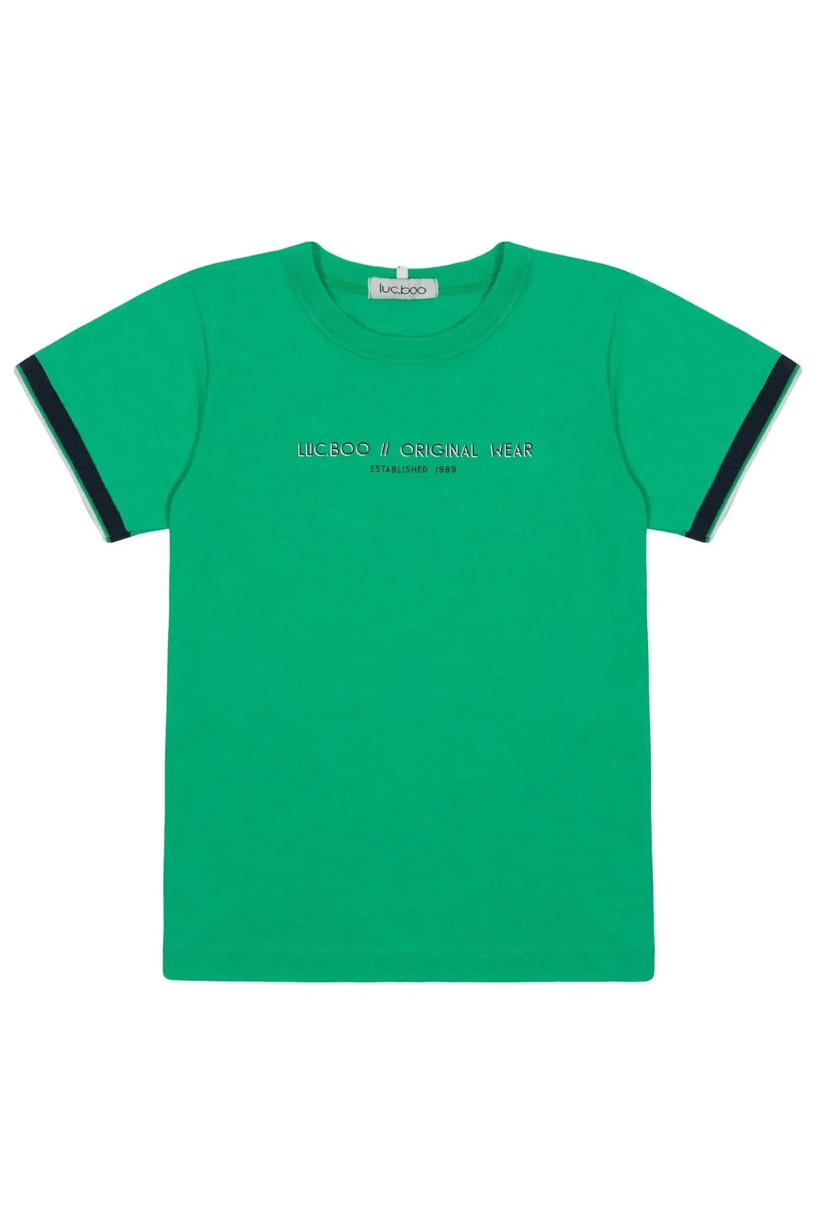 Camiseta em Meia Malha 87287 LucBoo Infantil Menino