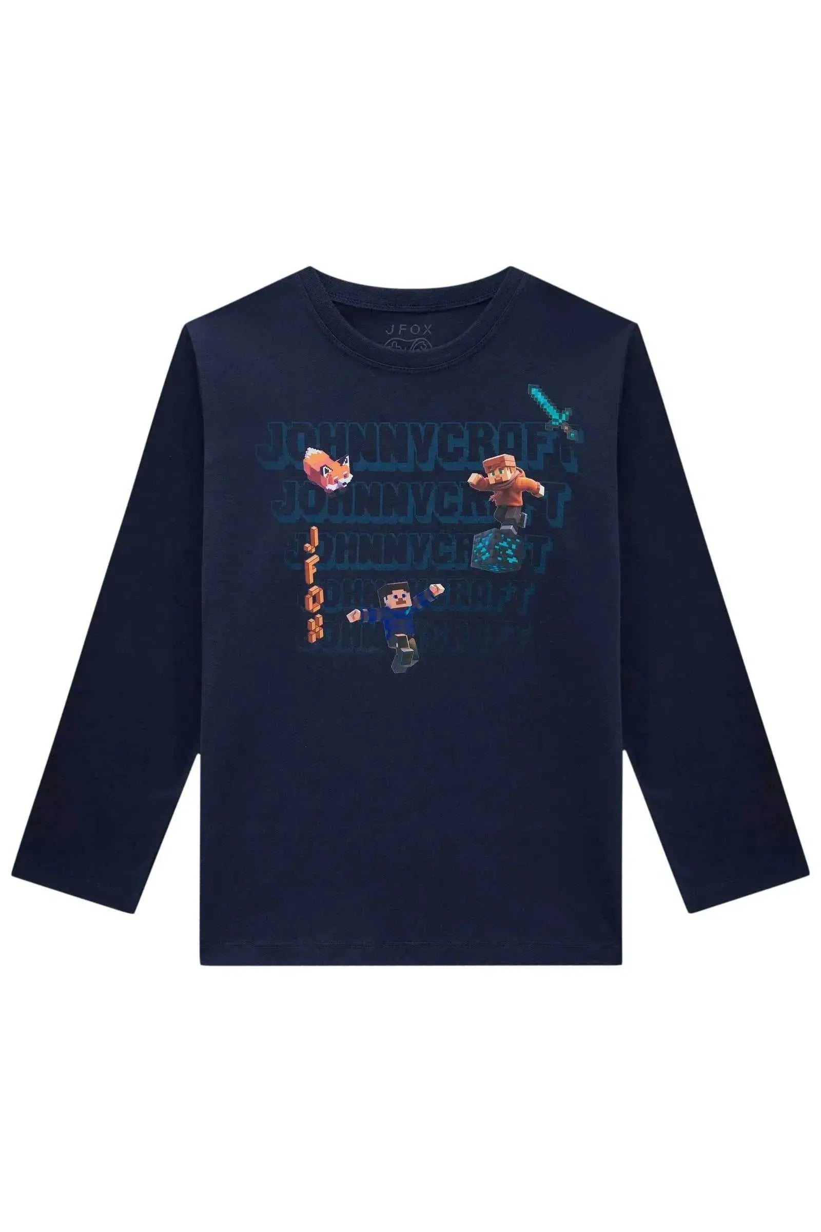 Camiseta em Meia Malha 89121 Johnny Fox Teen Menino