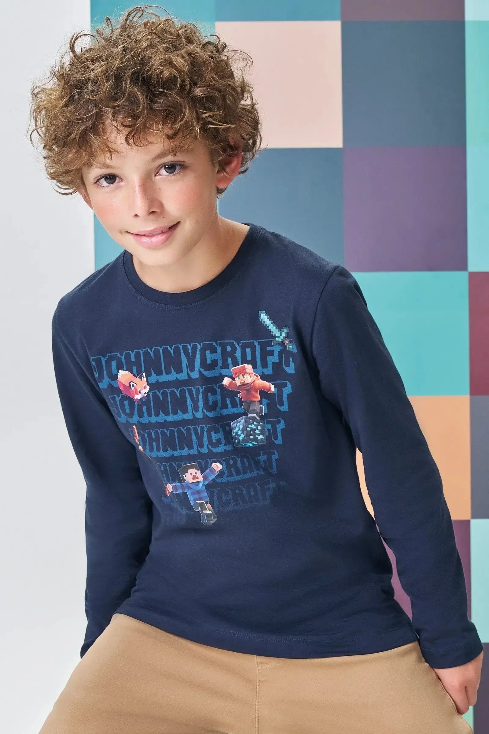 Camiseta em Meia Malha 89121 Johnny Fox Teen Menino