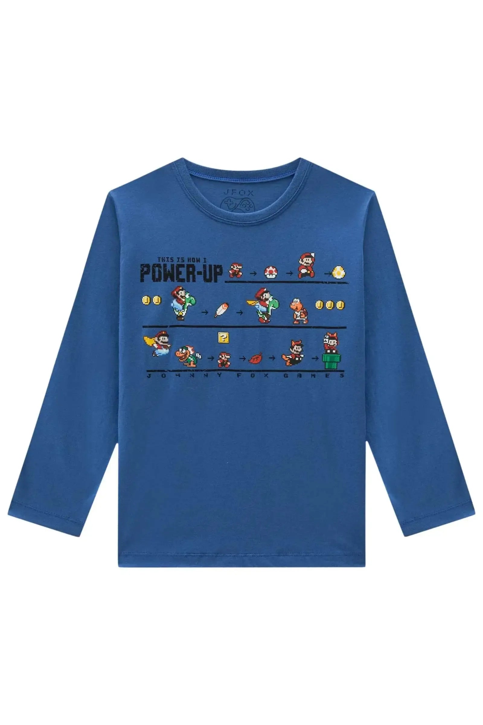 Camiseta em Meia Malha 89125 Johnny Fox Teen Menino