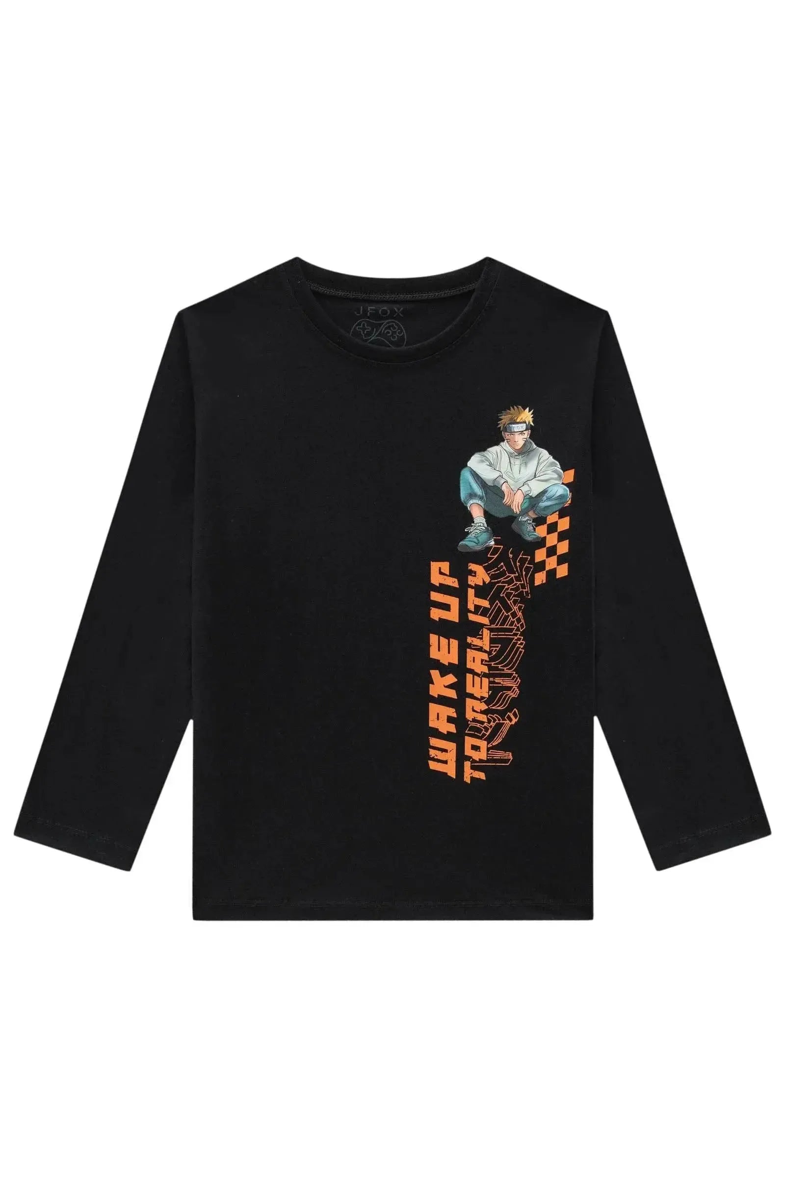 Camiseta em Meia Malha 89127 Johnny Fox Teen Menino