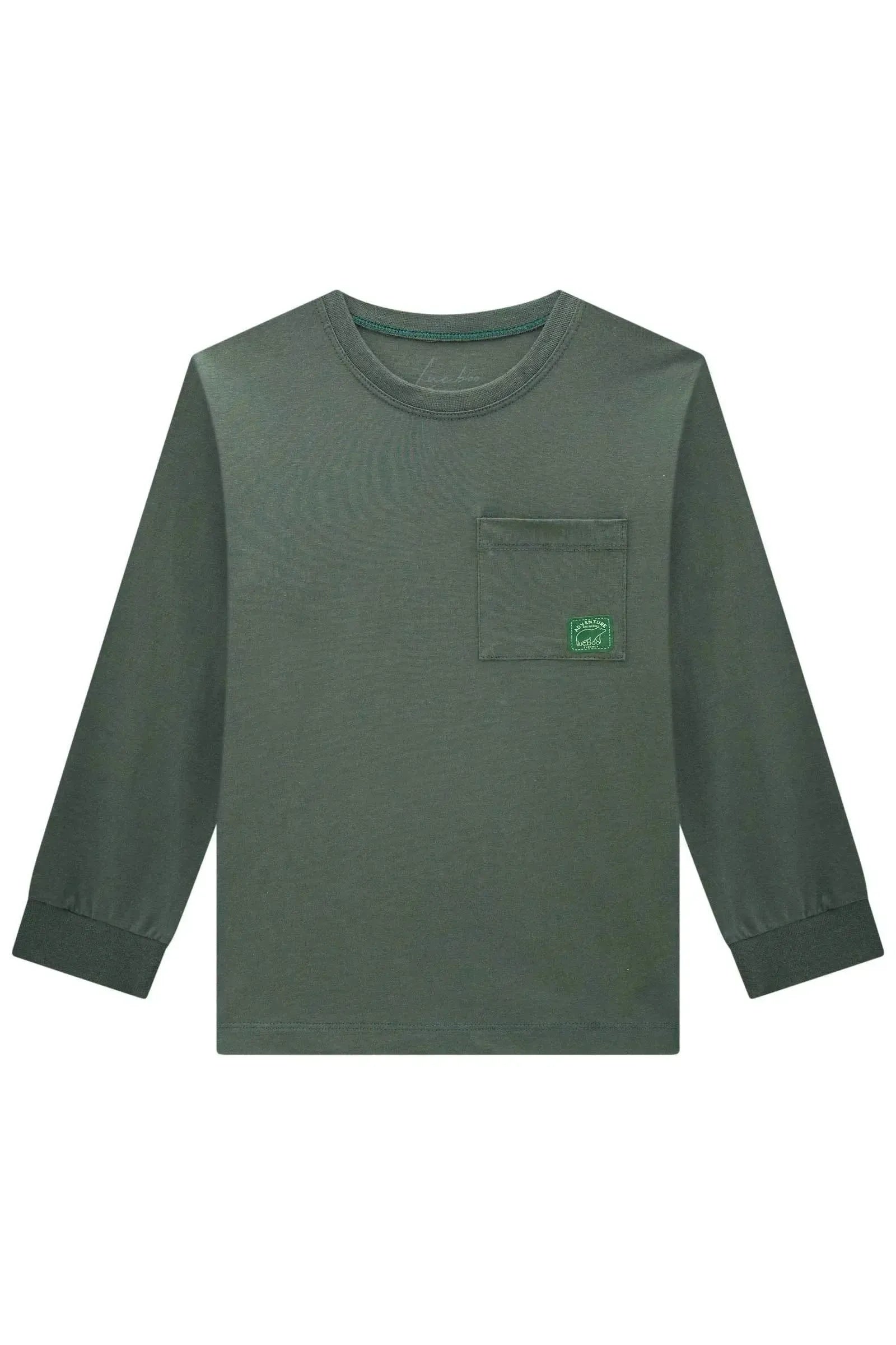 Camiseta em Meia Malha 89277 LucBoo Infantil Menino