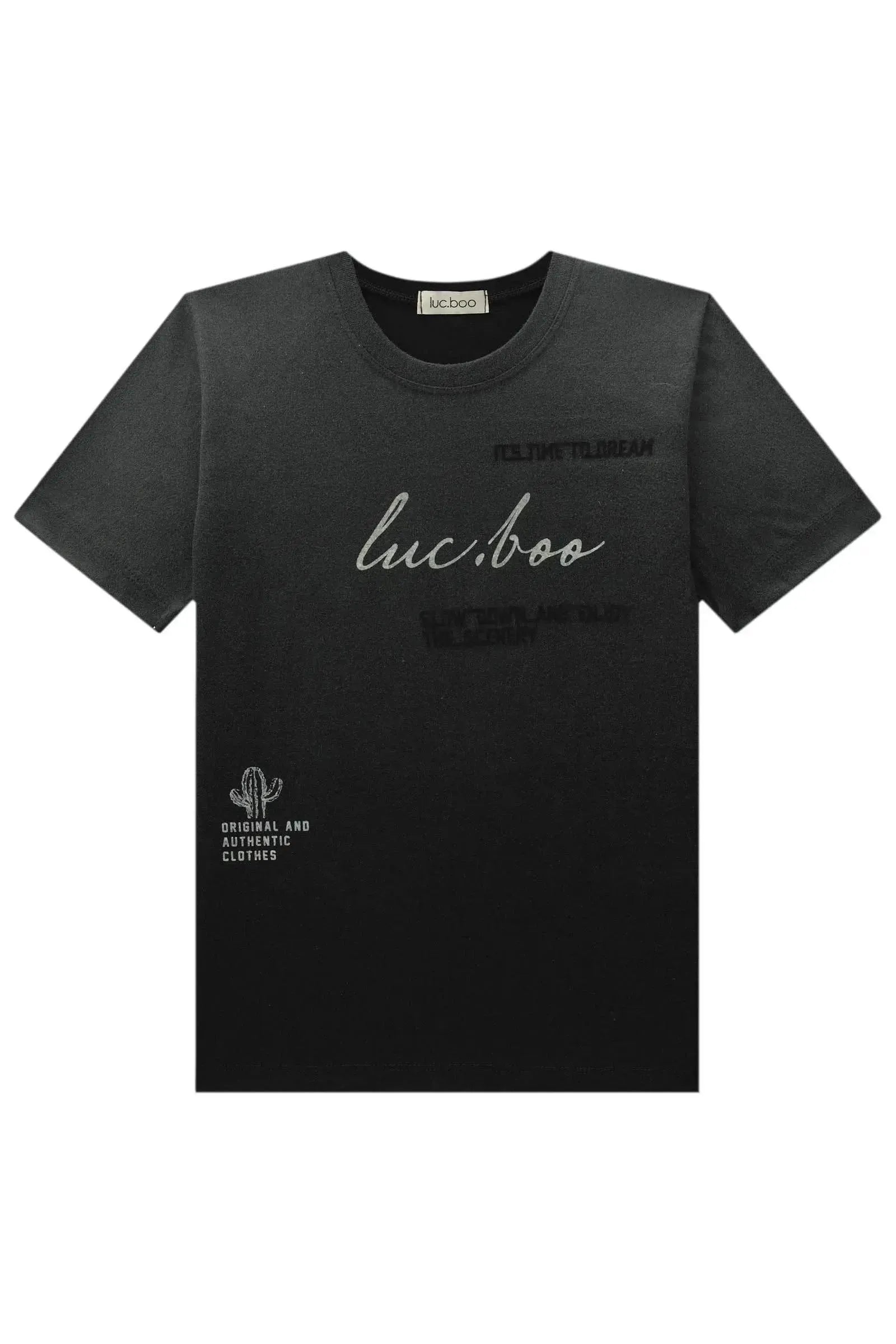 Camiseta em Meia Malha 90435 LucBoo Infantil Menino