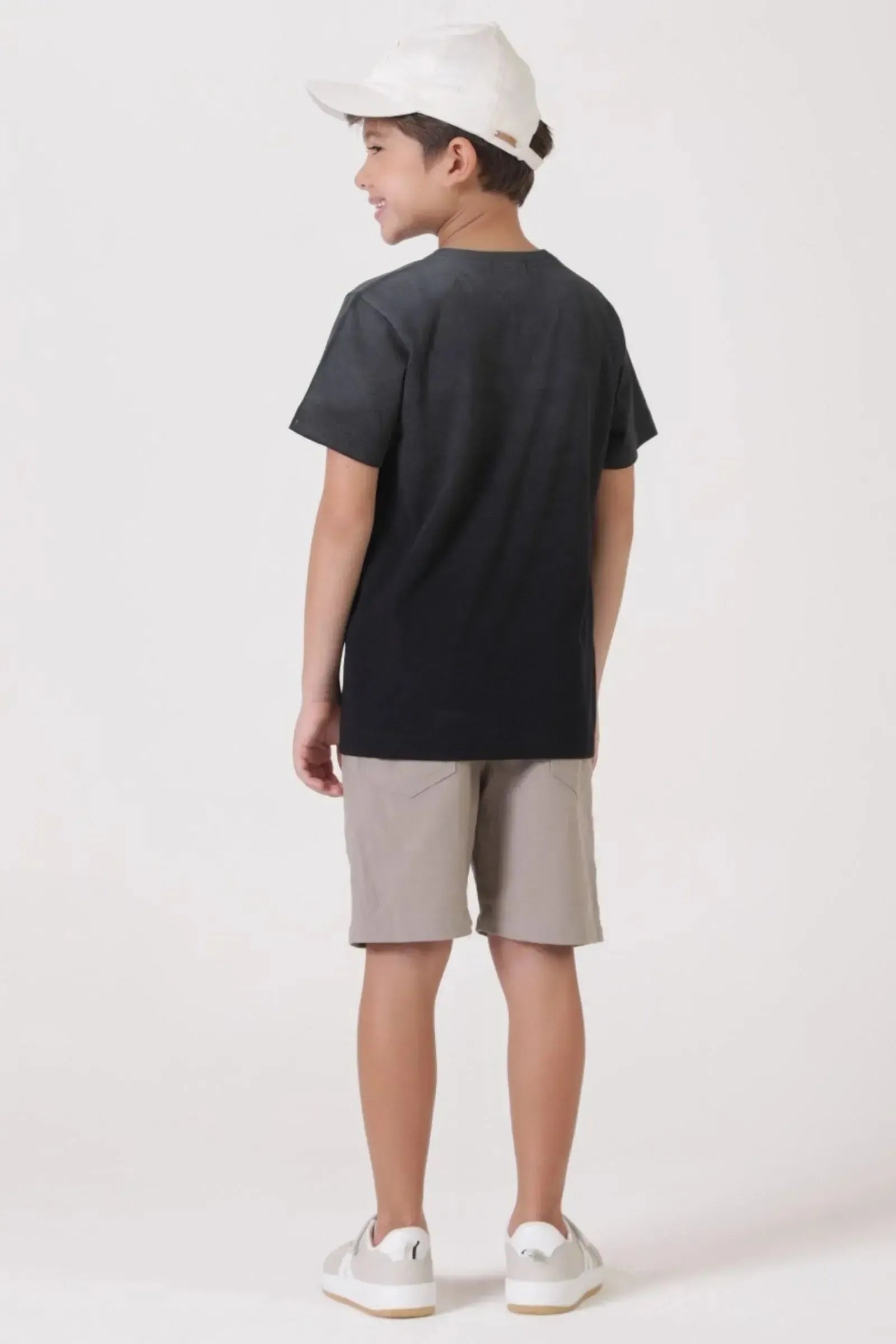 Camiseta em Meia Malha 90435 LucBoo Infantil Menino