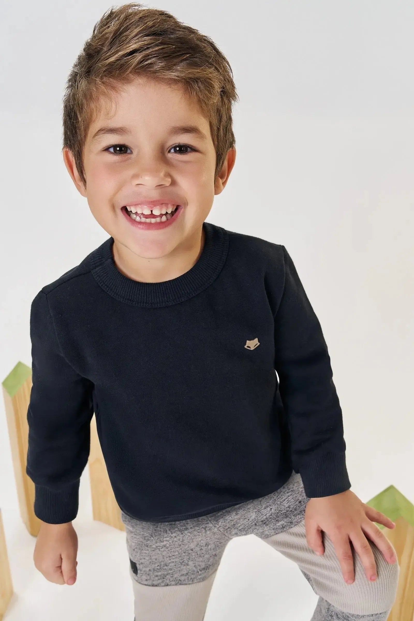 Camiseta em Meia Malha 90649 Johnny Fox Bebê Menino