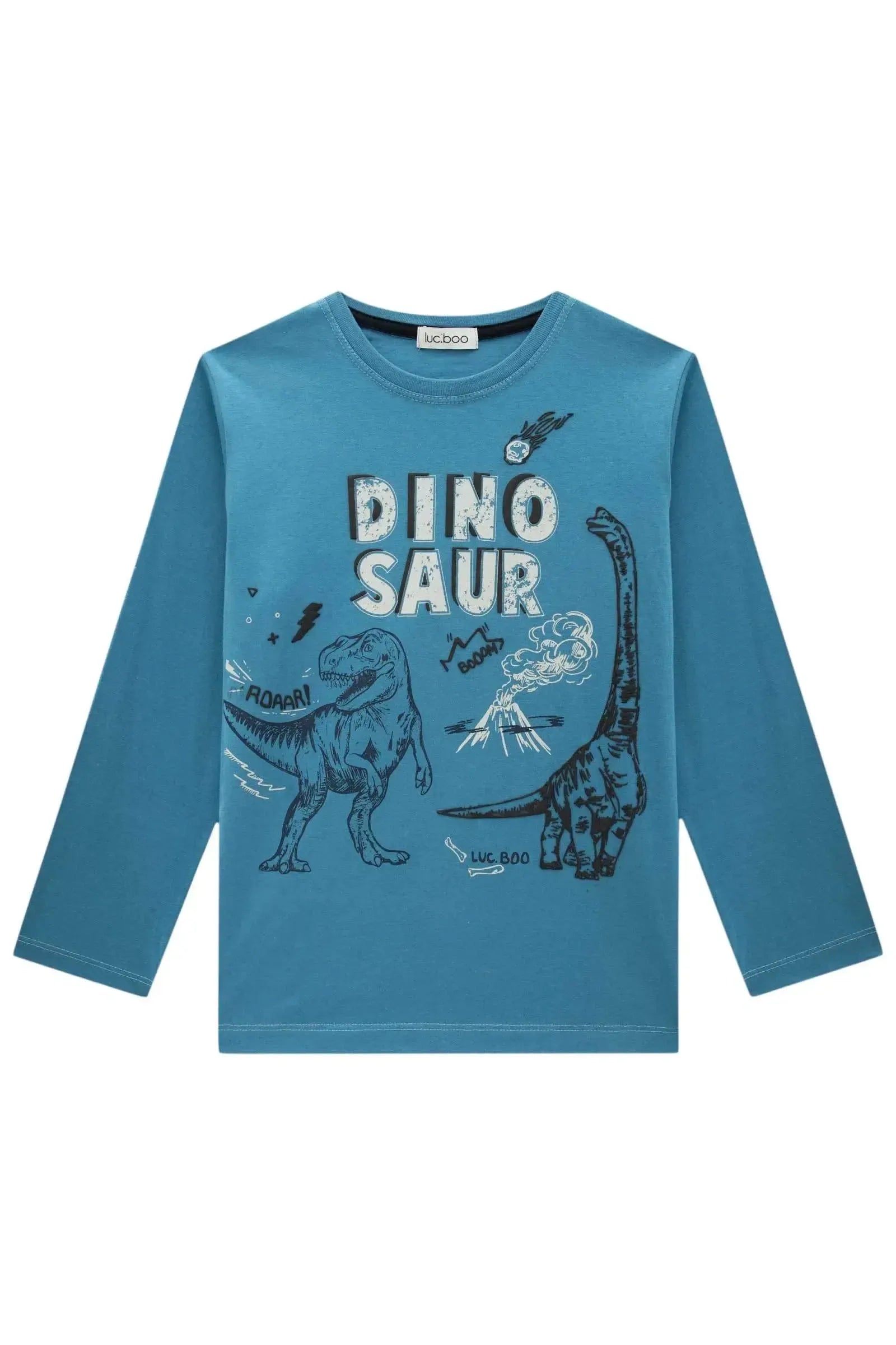 Camiseta em Meia Malha 90719 LucBoo Infantil Menino