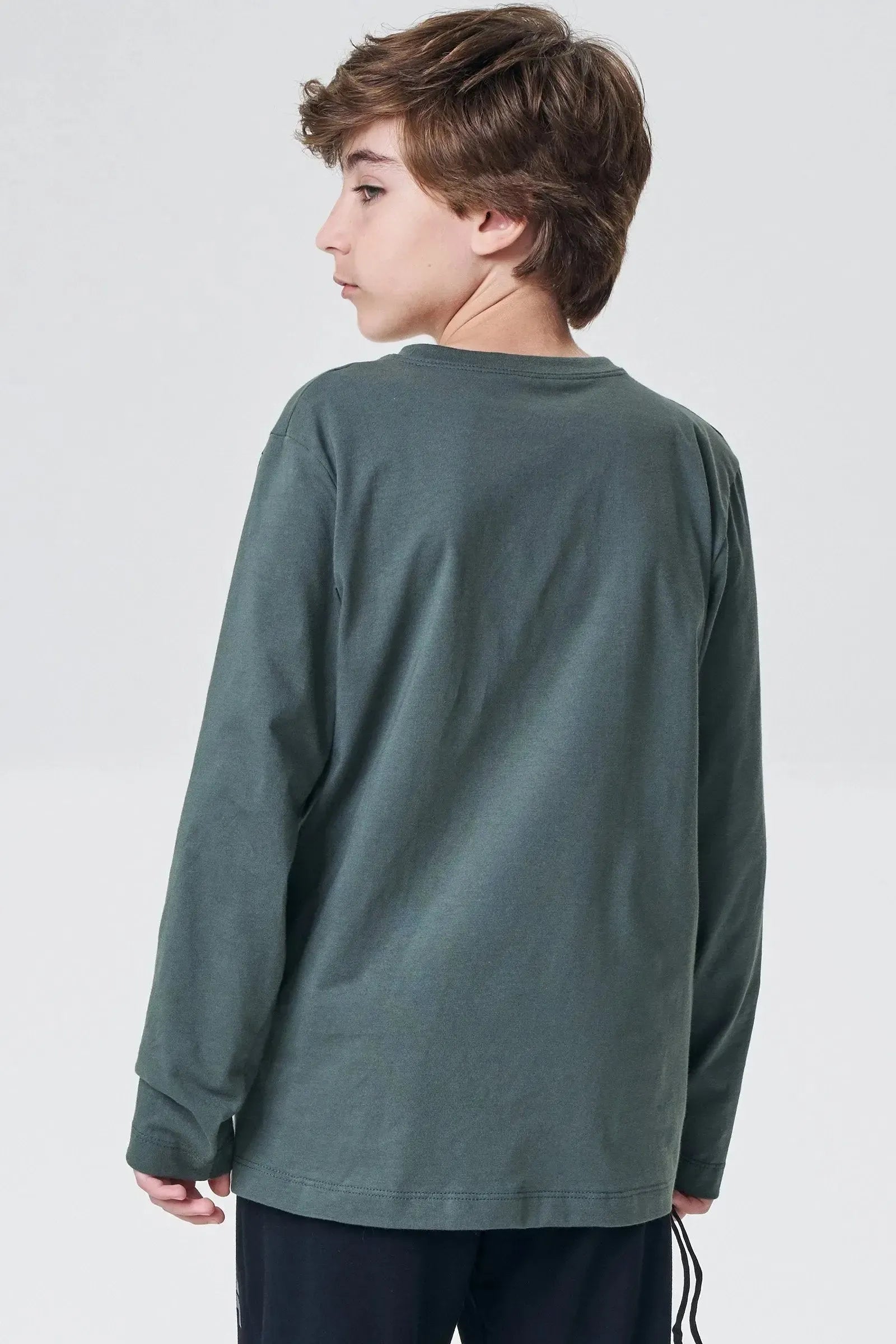 Camiseta em Meia Malha 90941 Johnny Fox Teen Menino