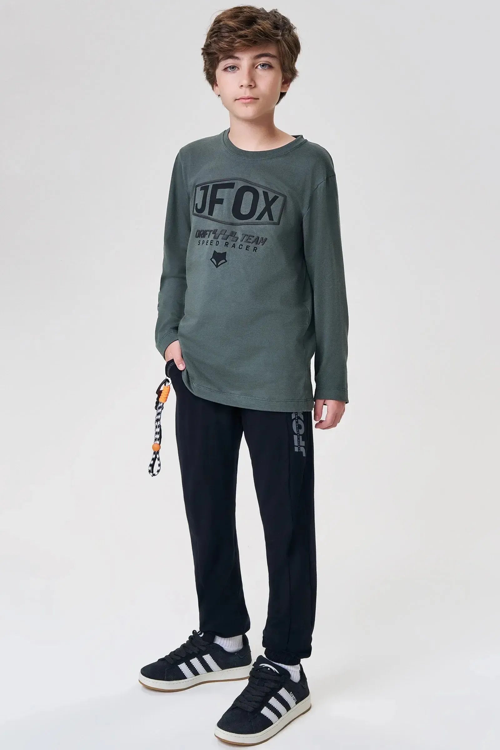 Camiseta em Meia Malha 90941 Johnny Fox Teen Menino