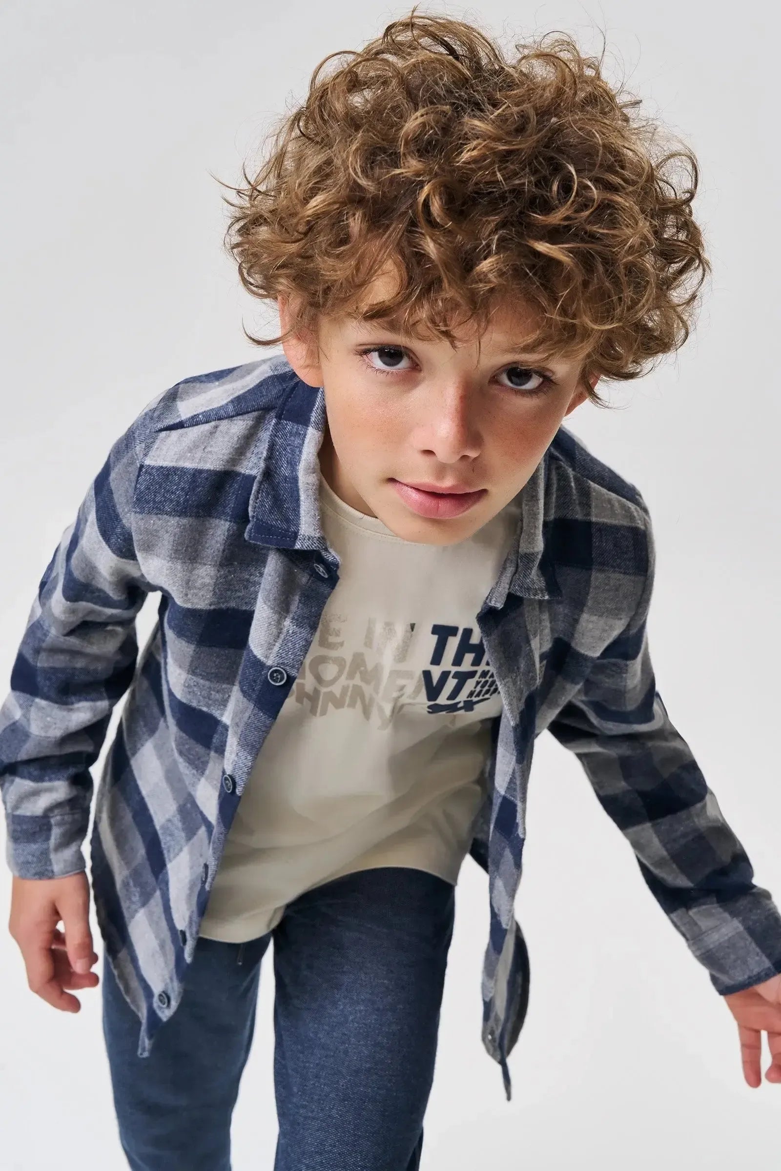 Camiseta em Meia Malha 92253 Johnny Fox Teen Menino