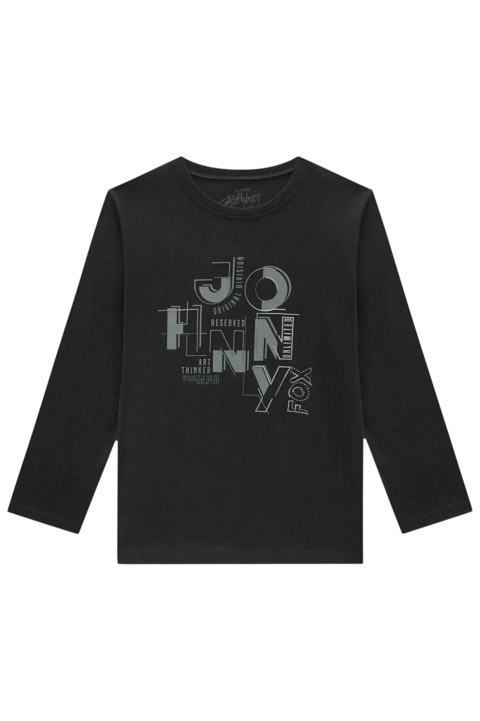 Camiseta em Meia Malha 92659 Johnny Fox Teen Menino