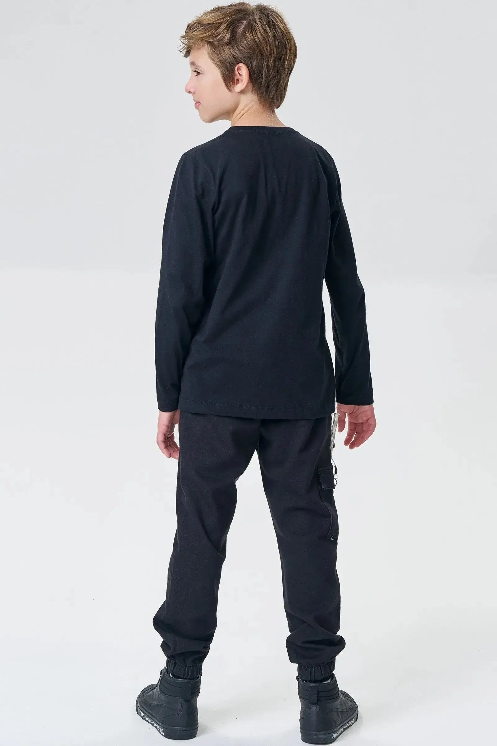 Camiseta em Meia Malha 92659 Johnny Fox Teen Menino