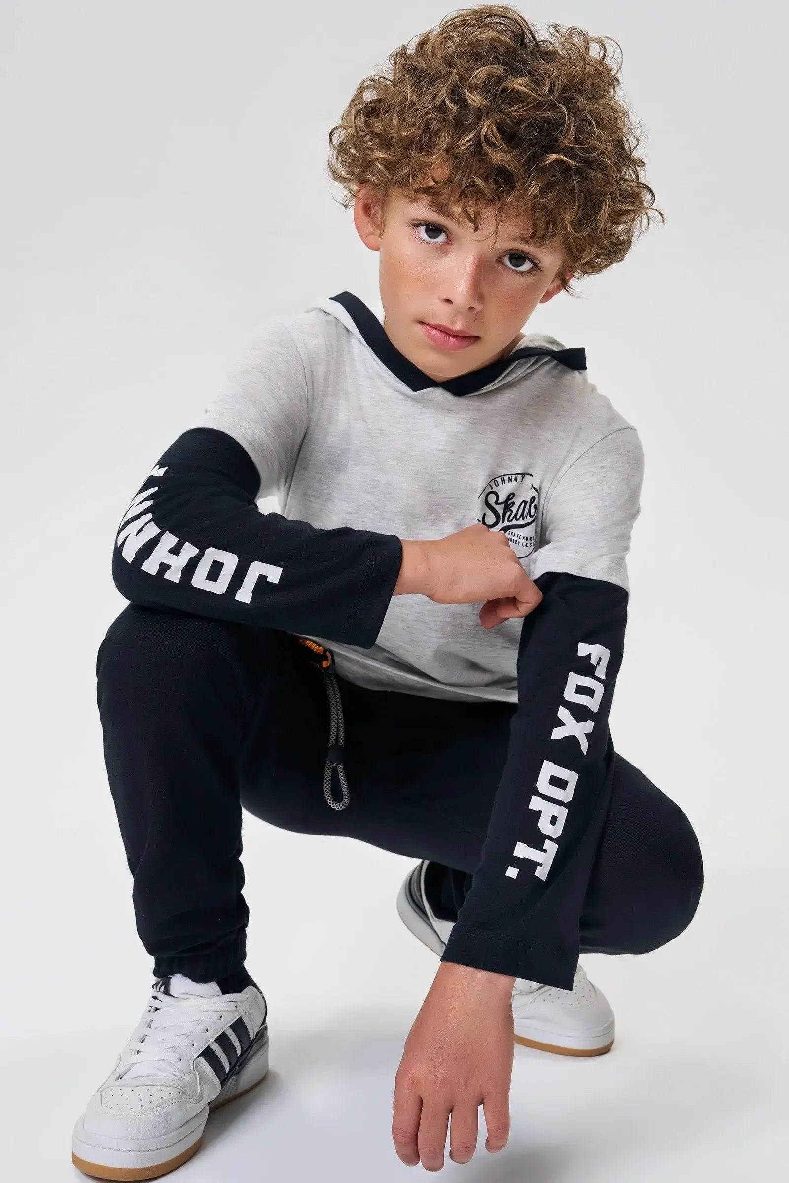 Camiseta em Meia Malha 92673 Johnny Fox Teen Menino
