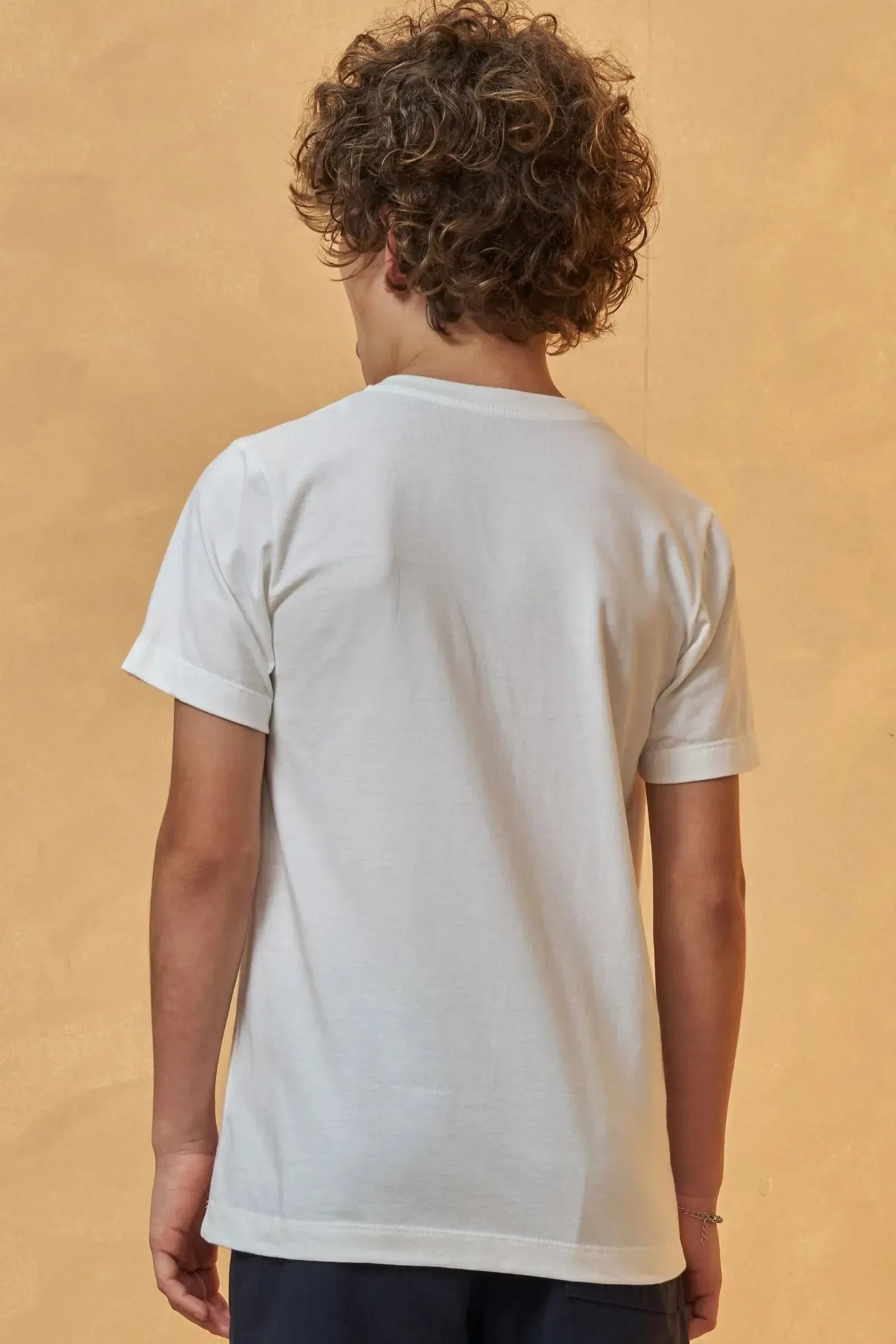 Camiseta em Meia Malha 93378 Johnny Fox Teen Menino