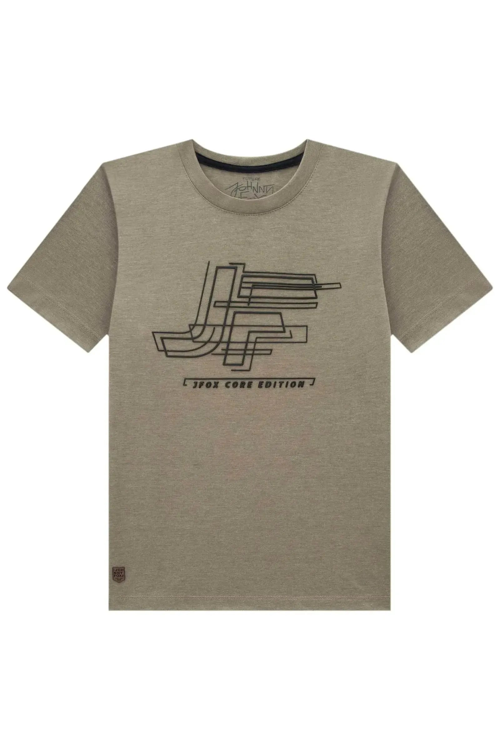 Camiseta em Meia Malha 93892 Johnny Fox Teen Menino