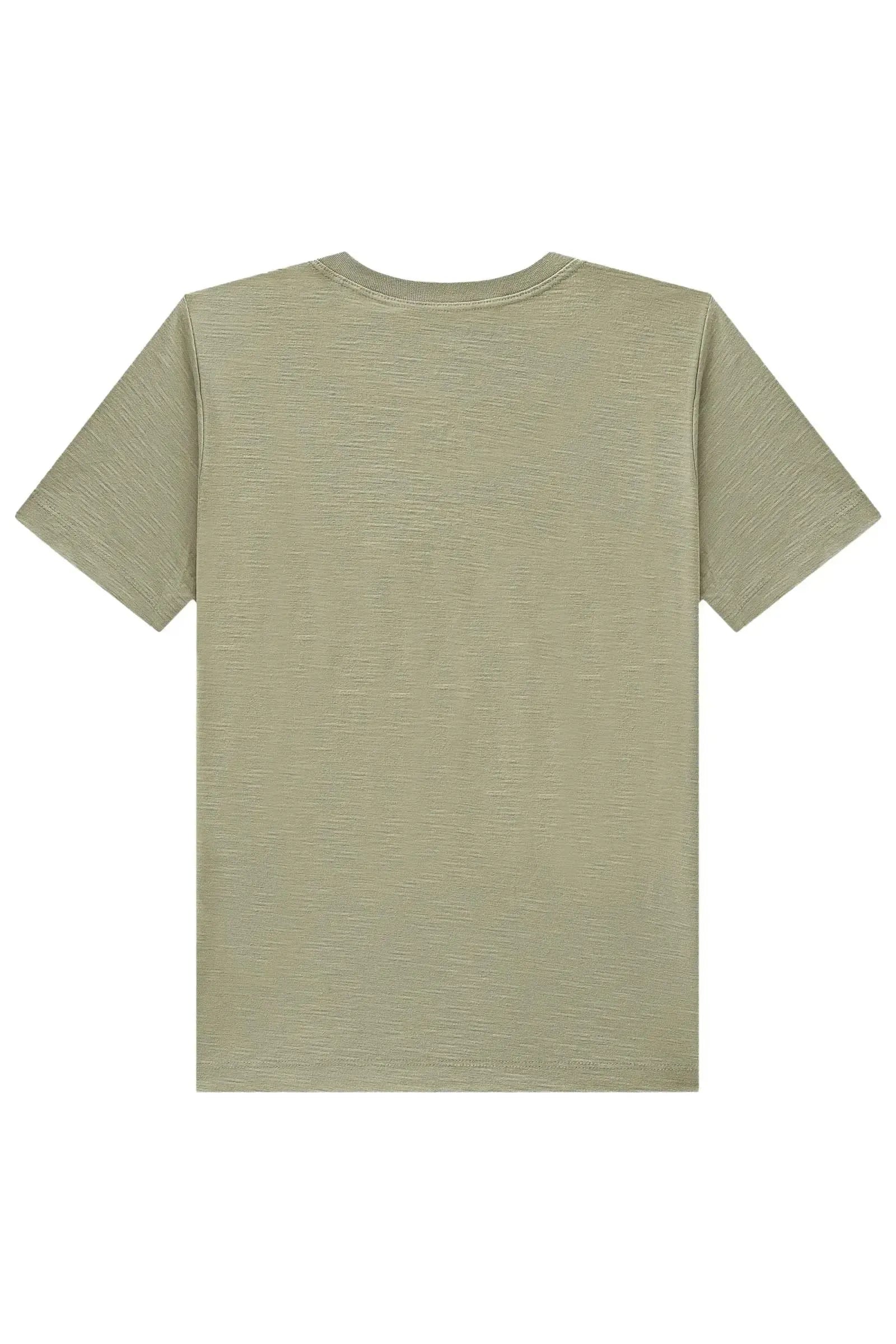 Camiseta em Meia Malha 94101 Johnny Fox Teen Menino