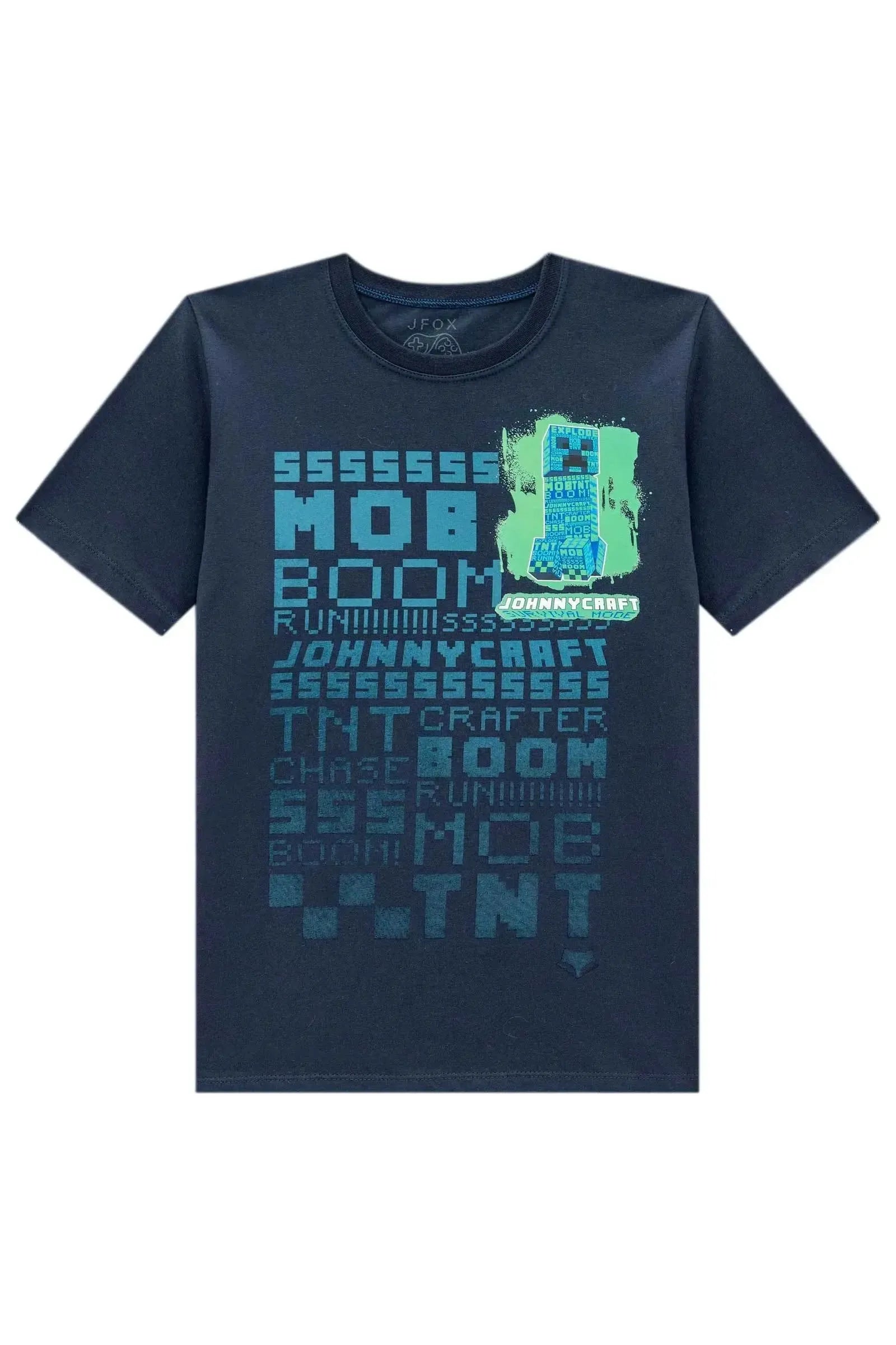 Camiseta em Meia Malha 94278 Johnny Fox Teen Menino
