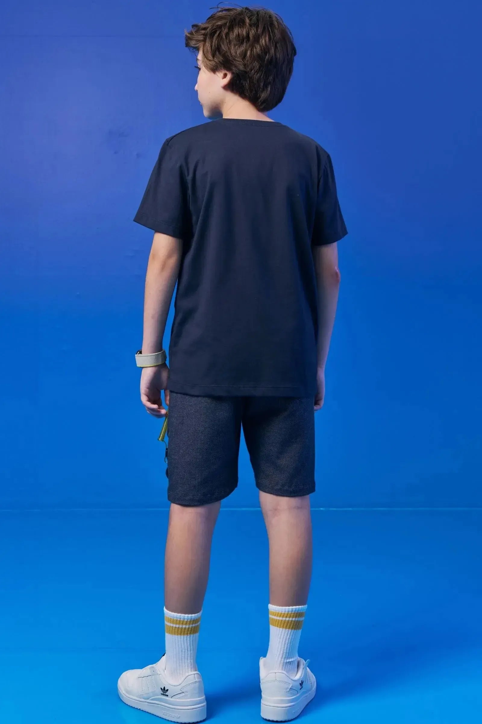 Camiseta em Meia Malha 94302 Johnny Fox Teen Menino