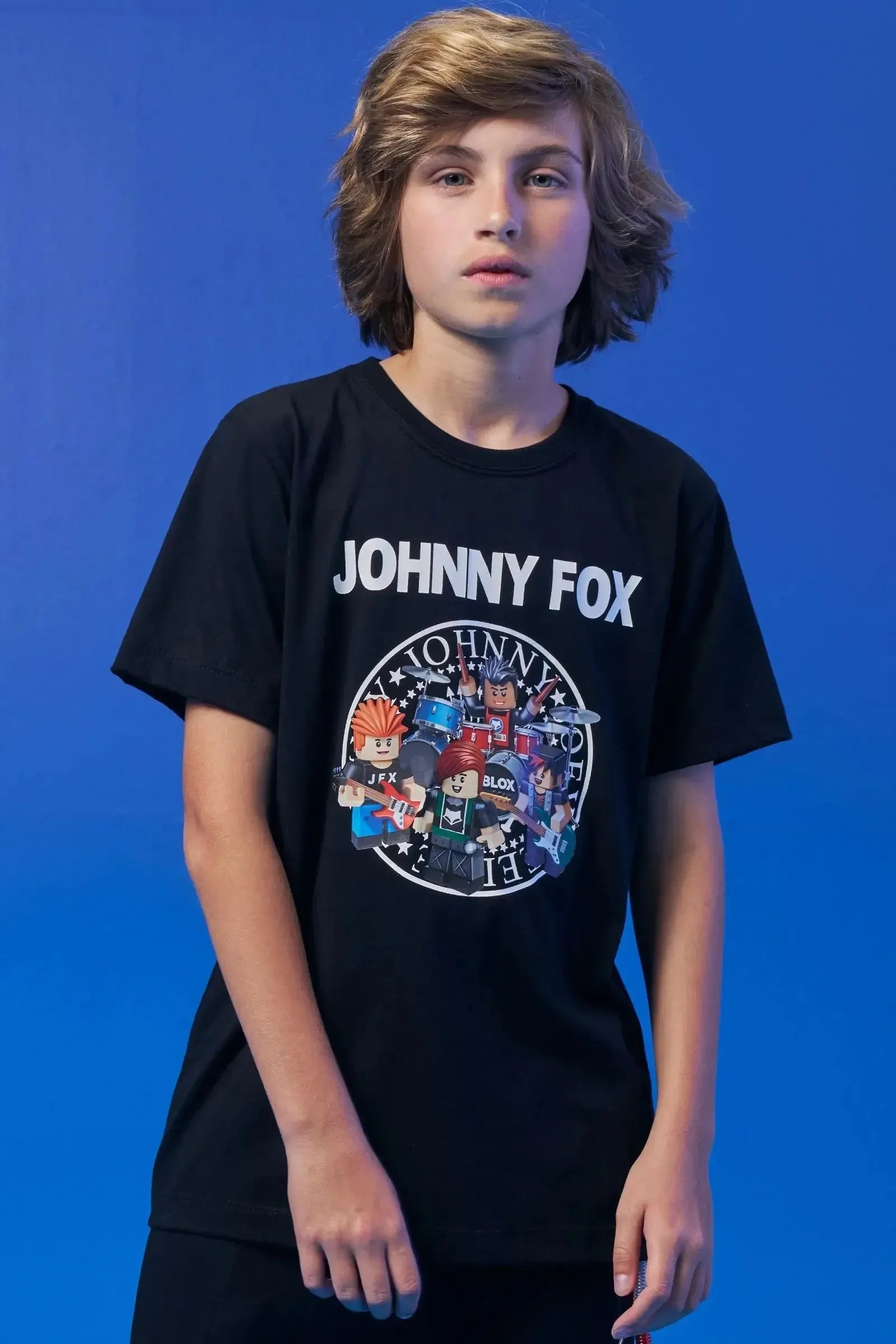 Camiseta em Meia Malha 94304 Johnny Fox Teen Menino