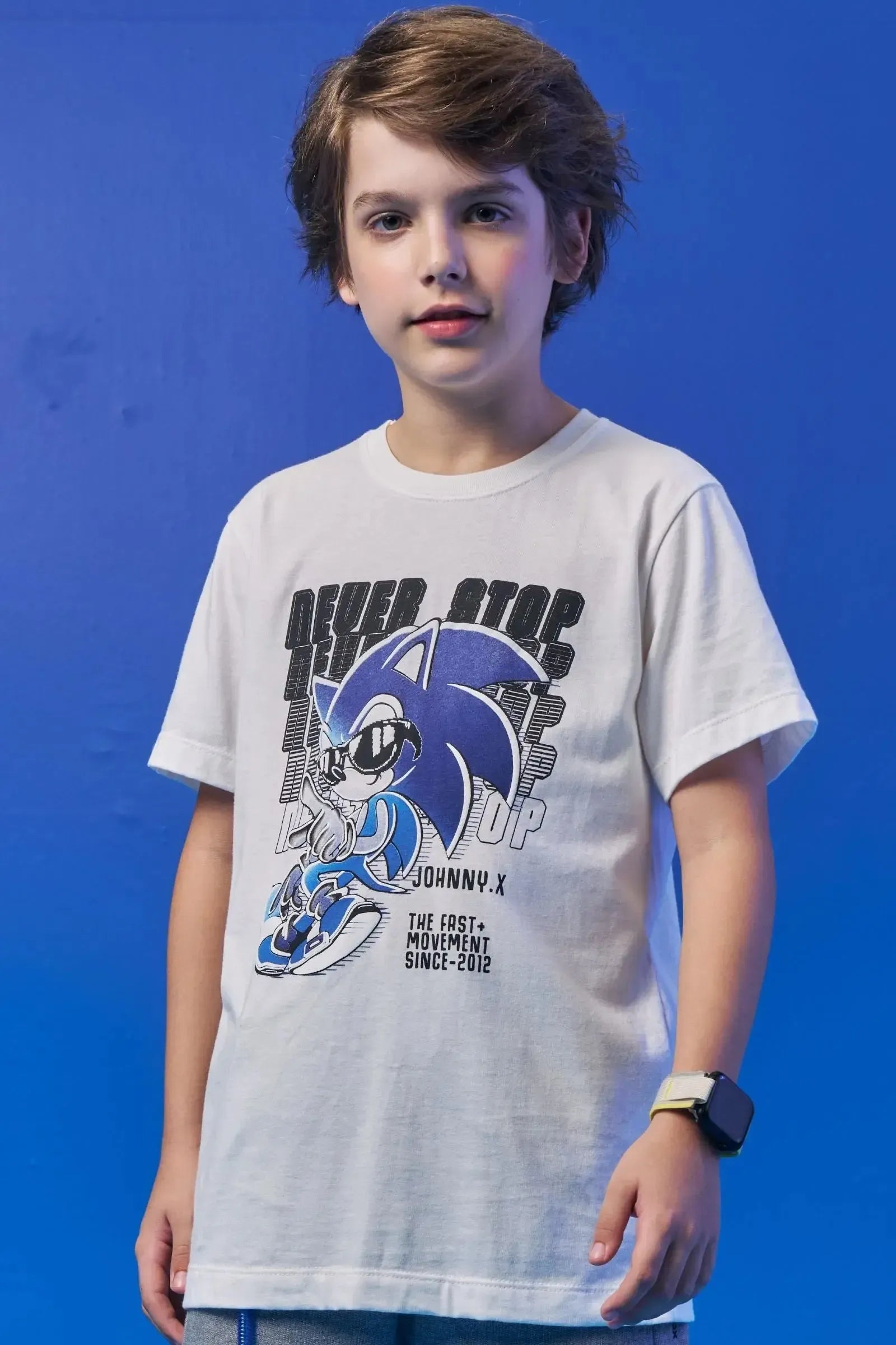 Camiseta em Meia Malha 94326 Johnny Fox Teen Menino