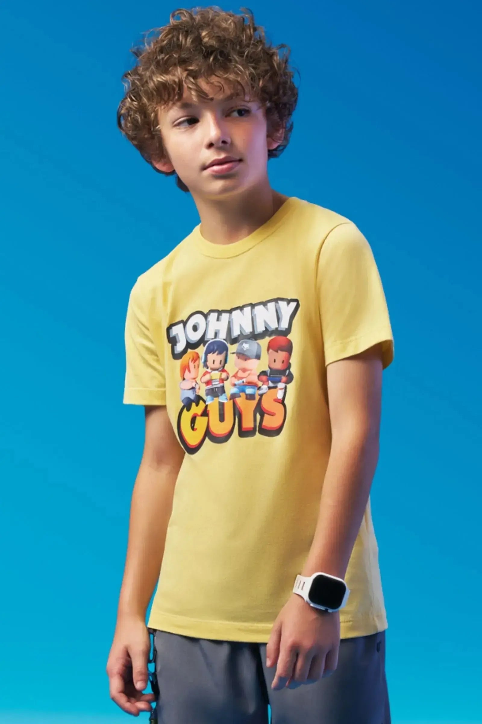 Camiseta em Meia Malha 94334 Johnny Fox Teen Menino
