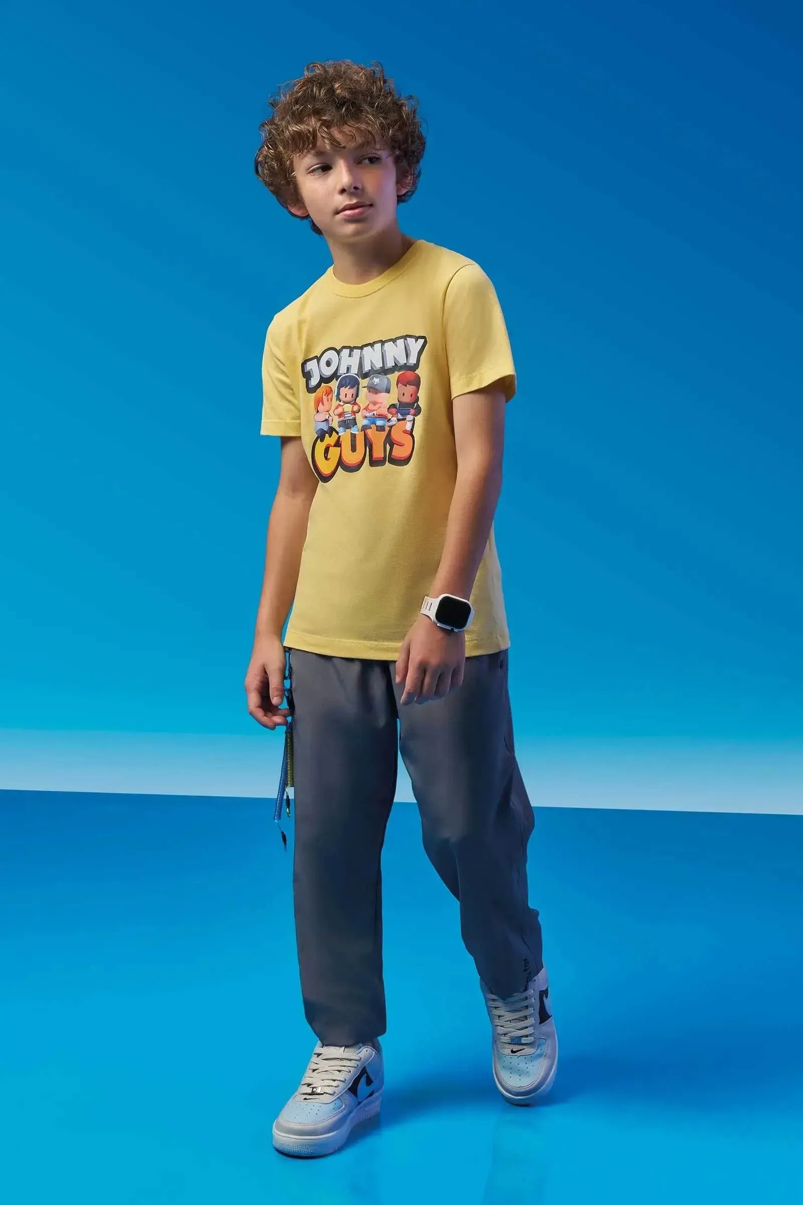 Camiseta em Meia Malha 94334 Johnny Fox Teen Menino
