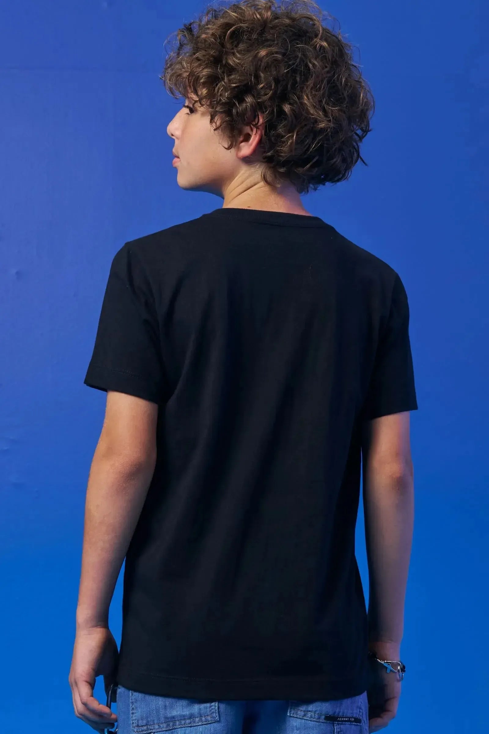 Camiseta em Meia Malha 94339 Johnny Fox Teen Menino