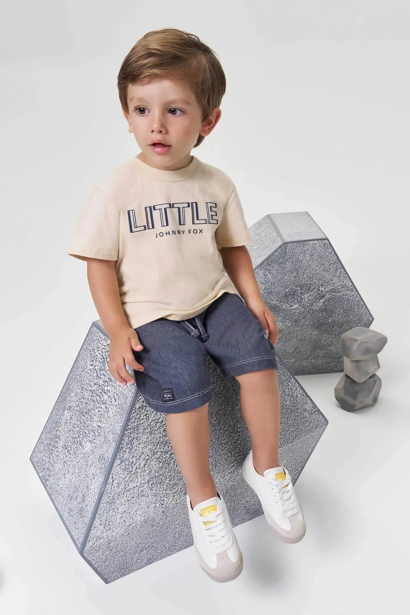 Camiseta em Meia Malha 95483 Johnny Fox Teen Menino