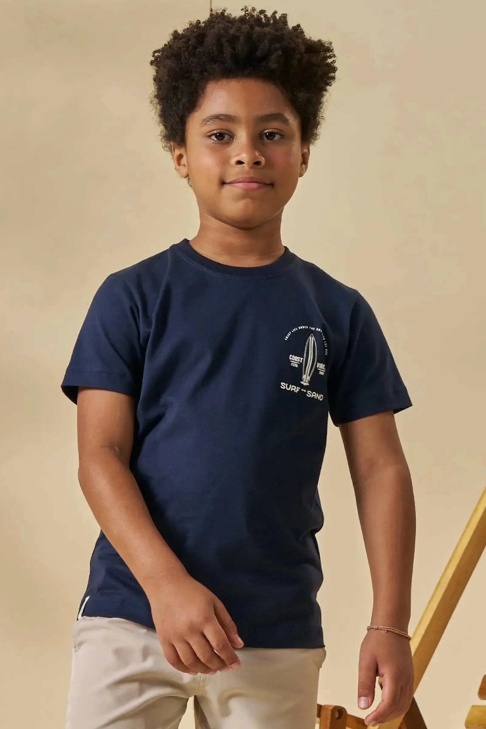 Camiseta em Meia Malha 95661 LucBoo Infantil Menino