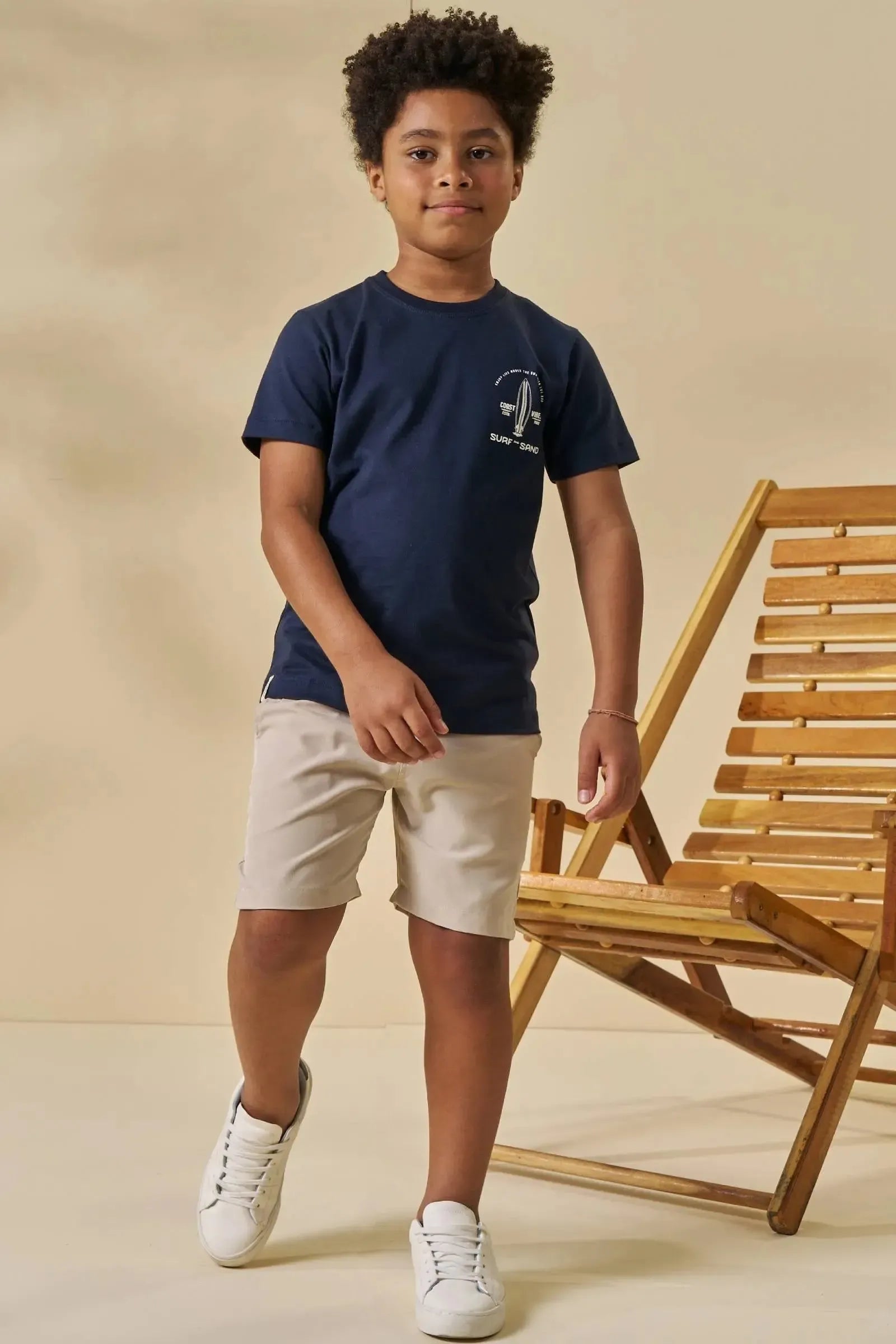 Camiseta em Meia Malha 95661 LucBoo Infantil Menino