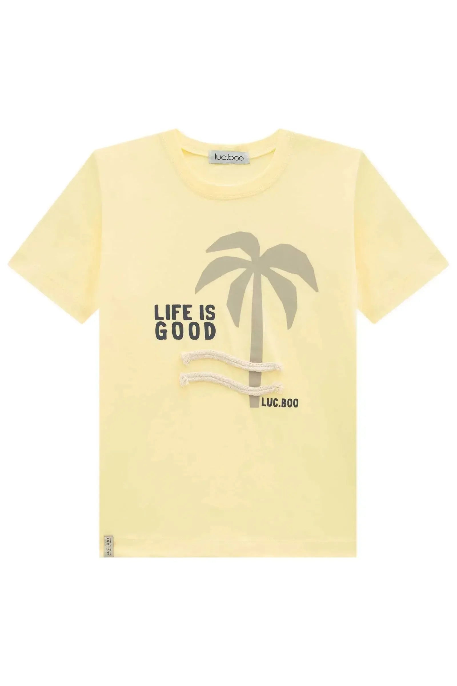 Camiseta em Meia Malha 95673 LucBoo Infantil Menino