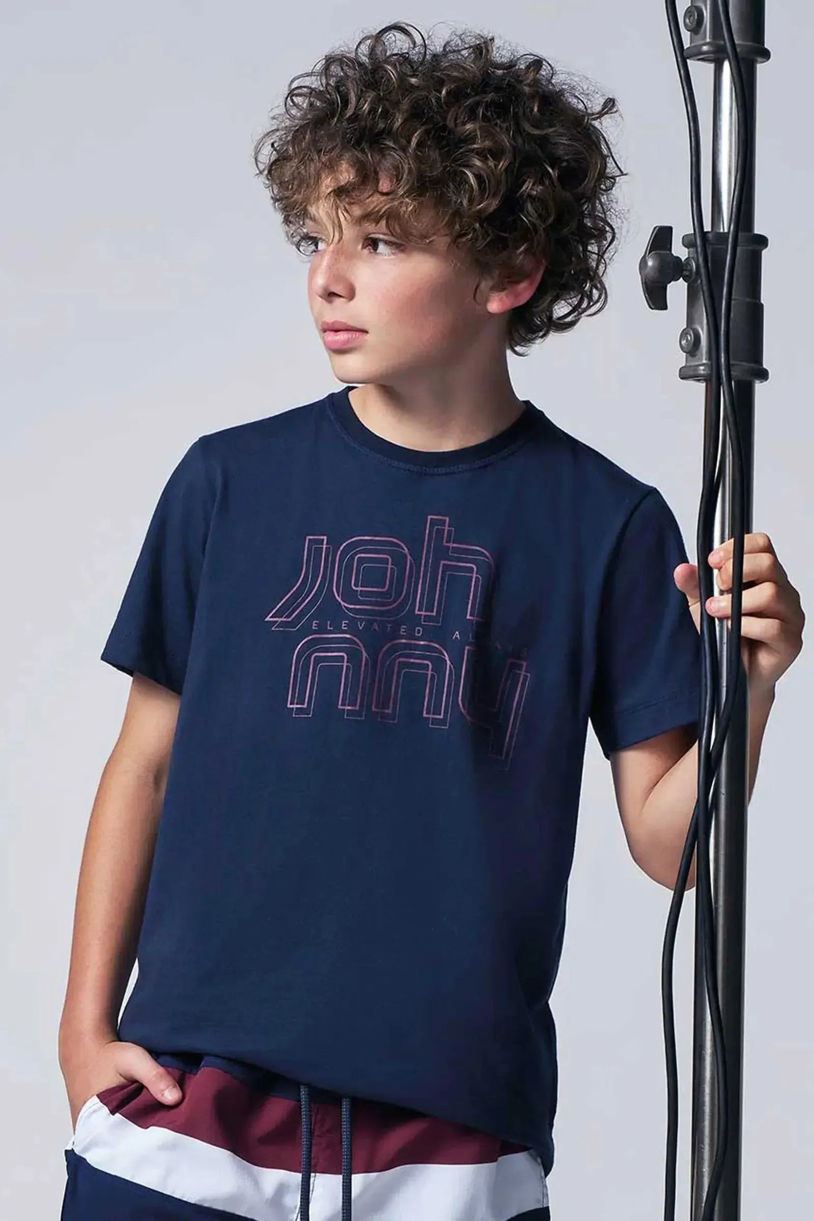 Camiseta em Meia Malha 96007 Johnny Fox Teen Menino