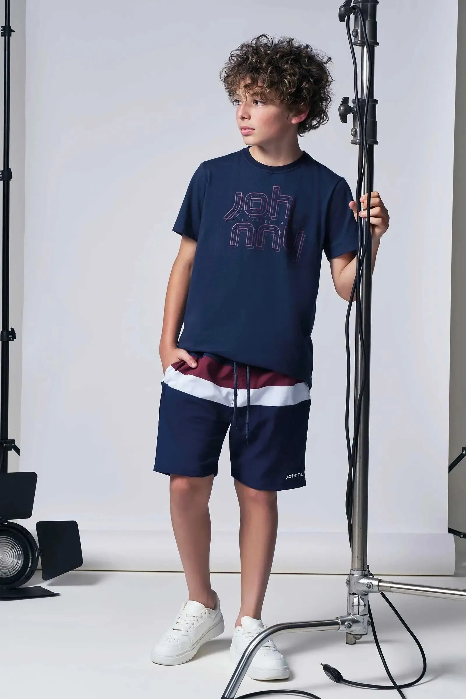 Camiseta em Meia Malha 96007 Johnny Fox Teen Menino