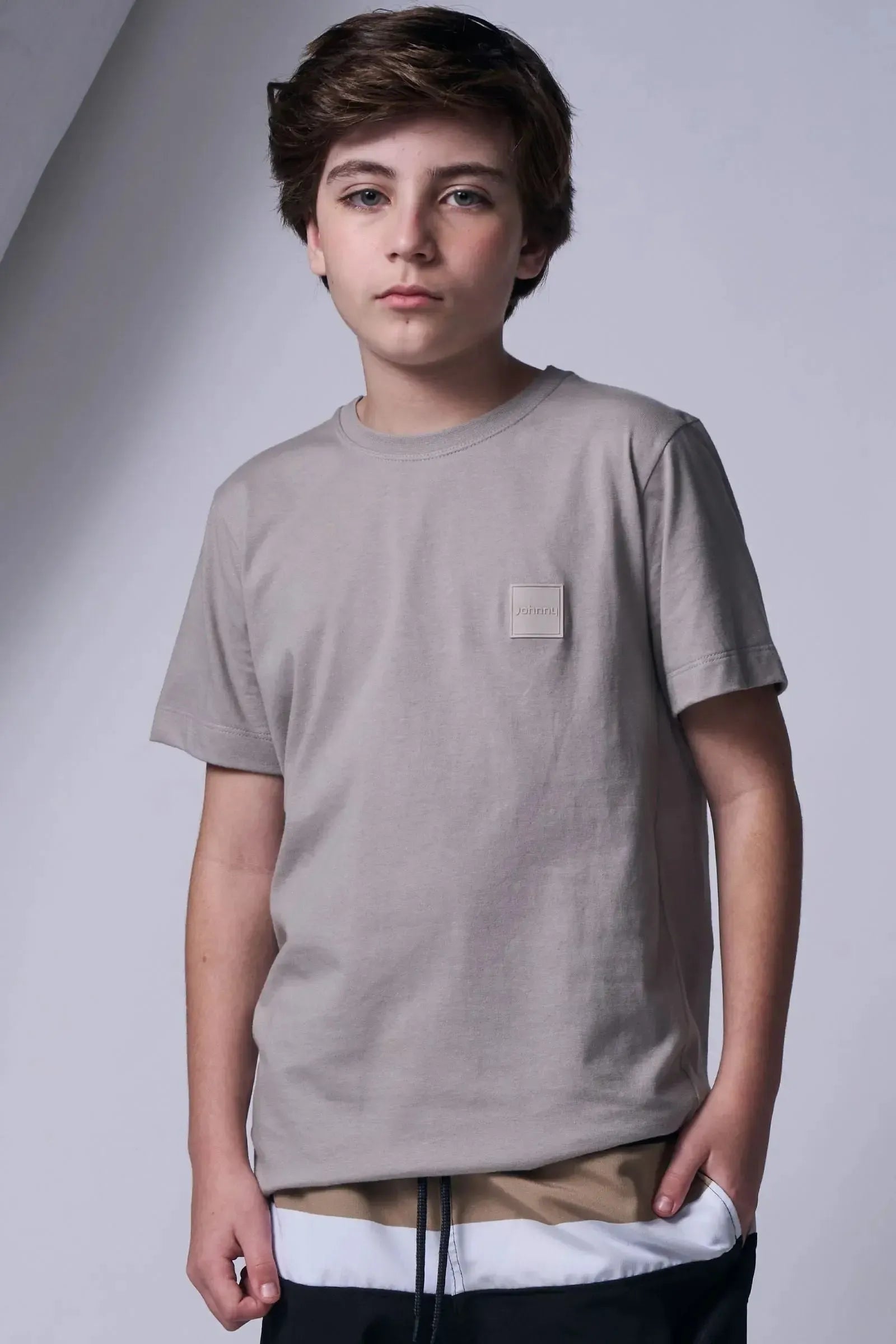 Camiseta em Meia Malha 96012 Johnny Fox Teen Menino