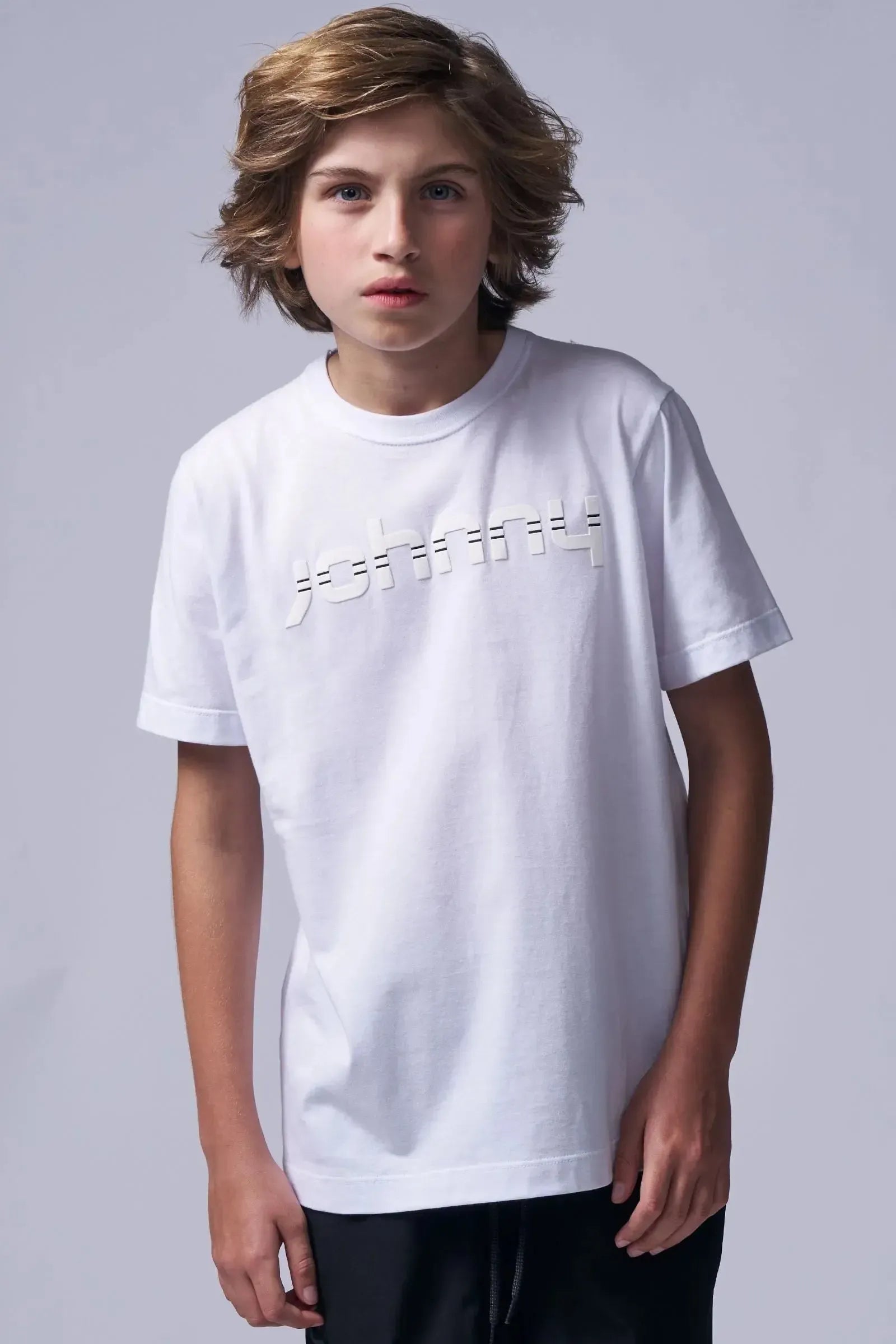 Camiseta em Meia Malha 96027 Johnny Fox Teen Menino
